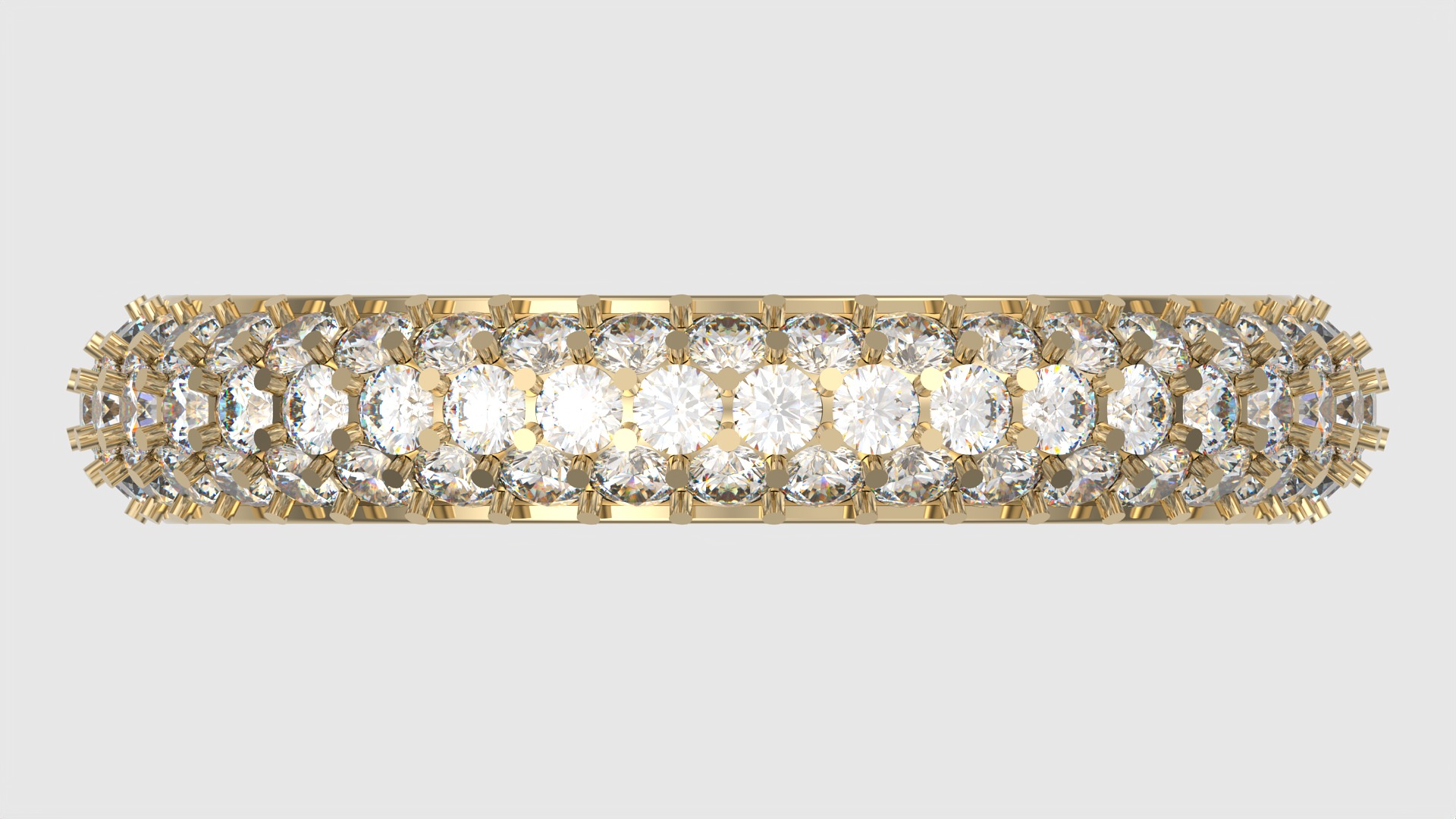 Radiant Double Row Eternity Band JDBCo 3D print model_6