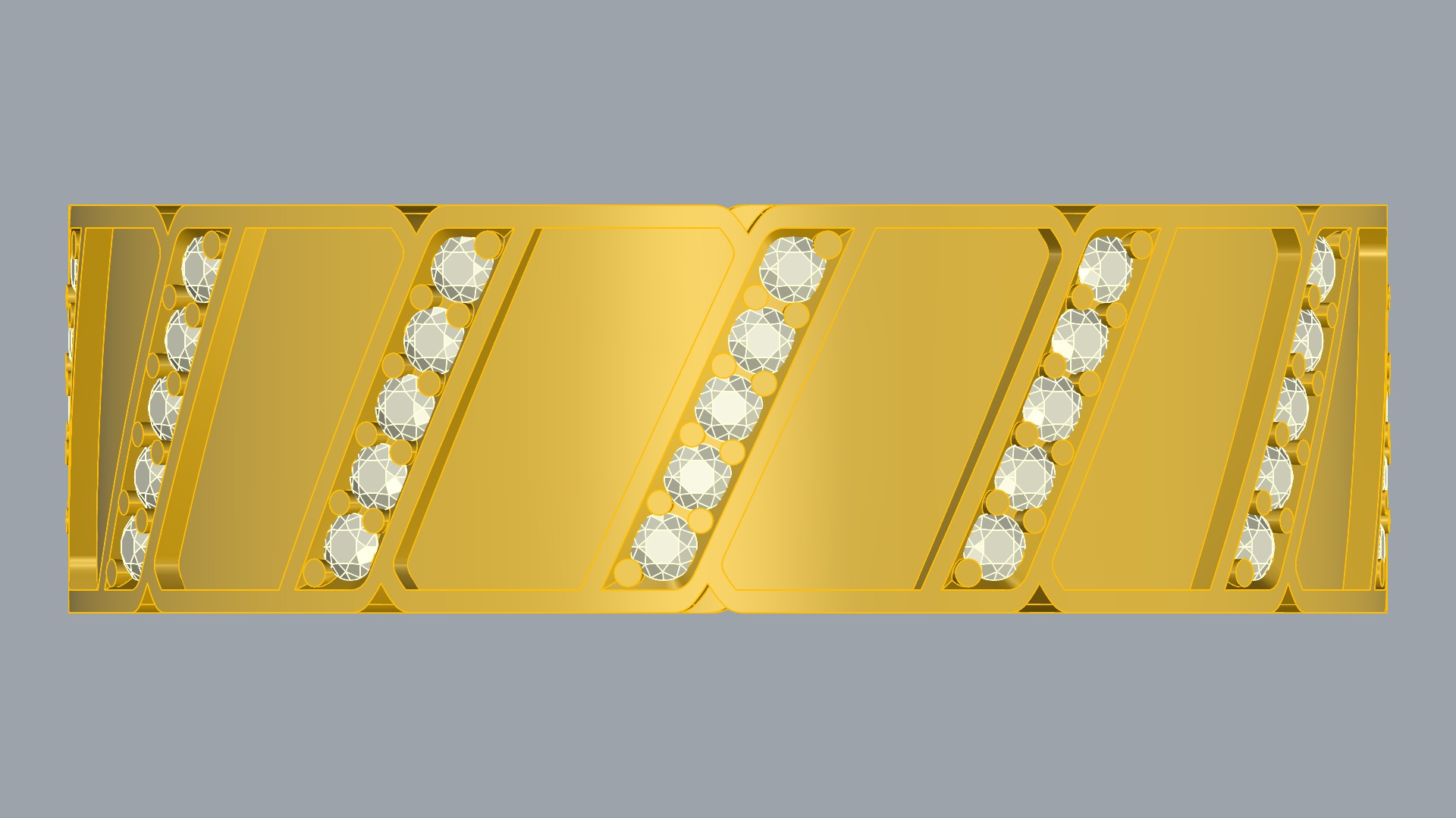 Embellished Channel Set Band JDBCo 3D print model_13