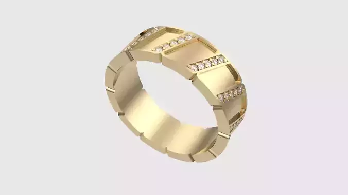 Embellished Channel Set Band JDBCo