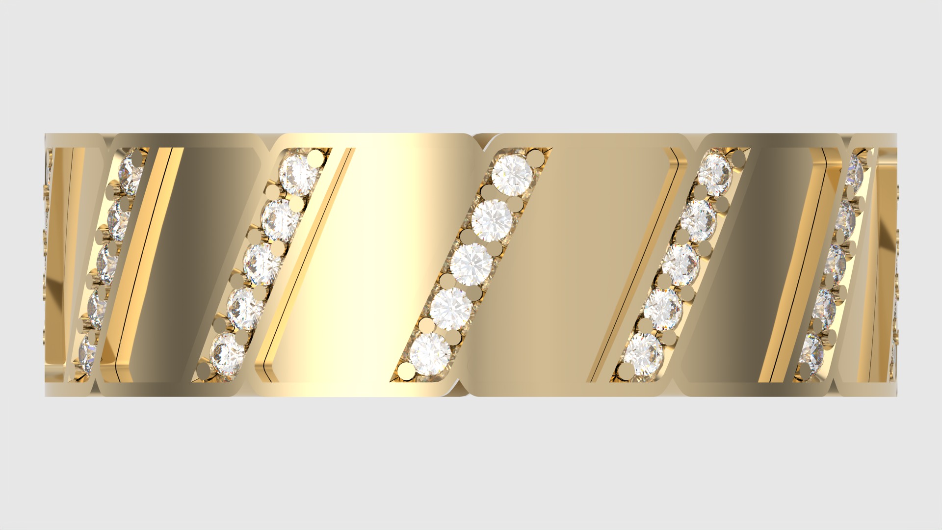 Embellished Channel Set Band JDBCo 3D print model_6