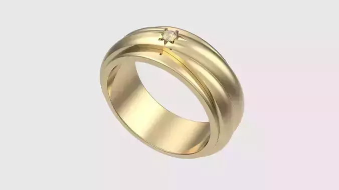 Single Stone Bold Design Ring JDBCo