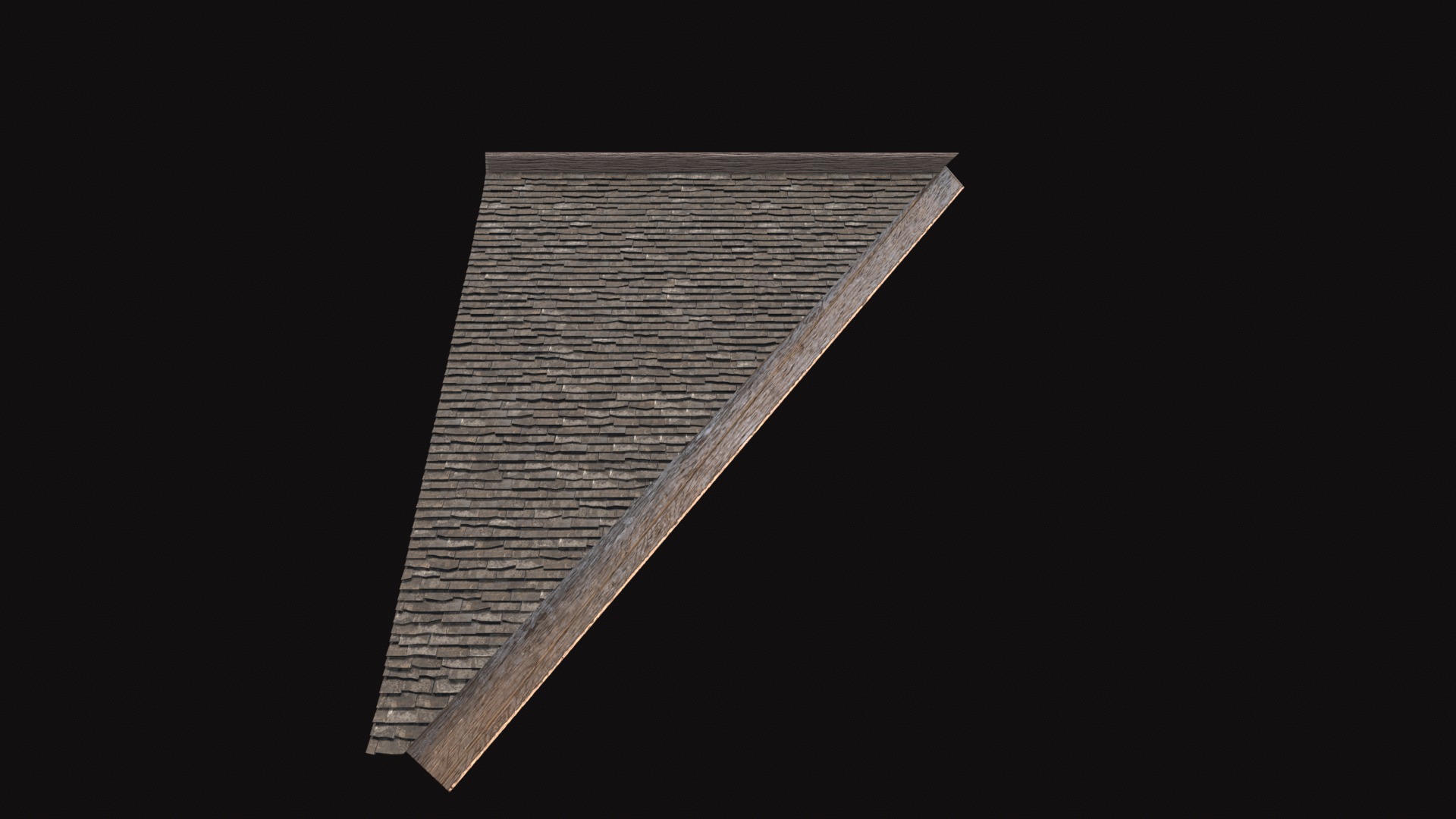 Medieval Roof V02 Low-poly 3D model_4