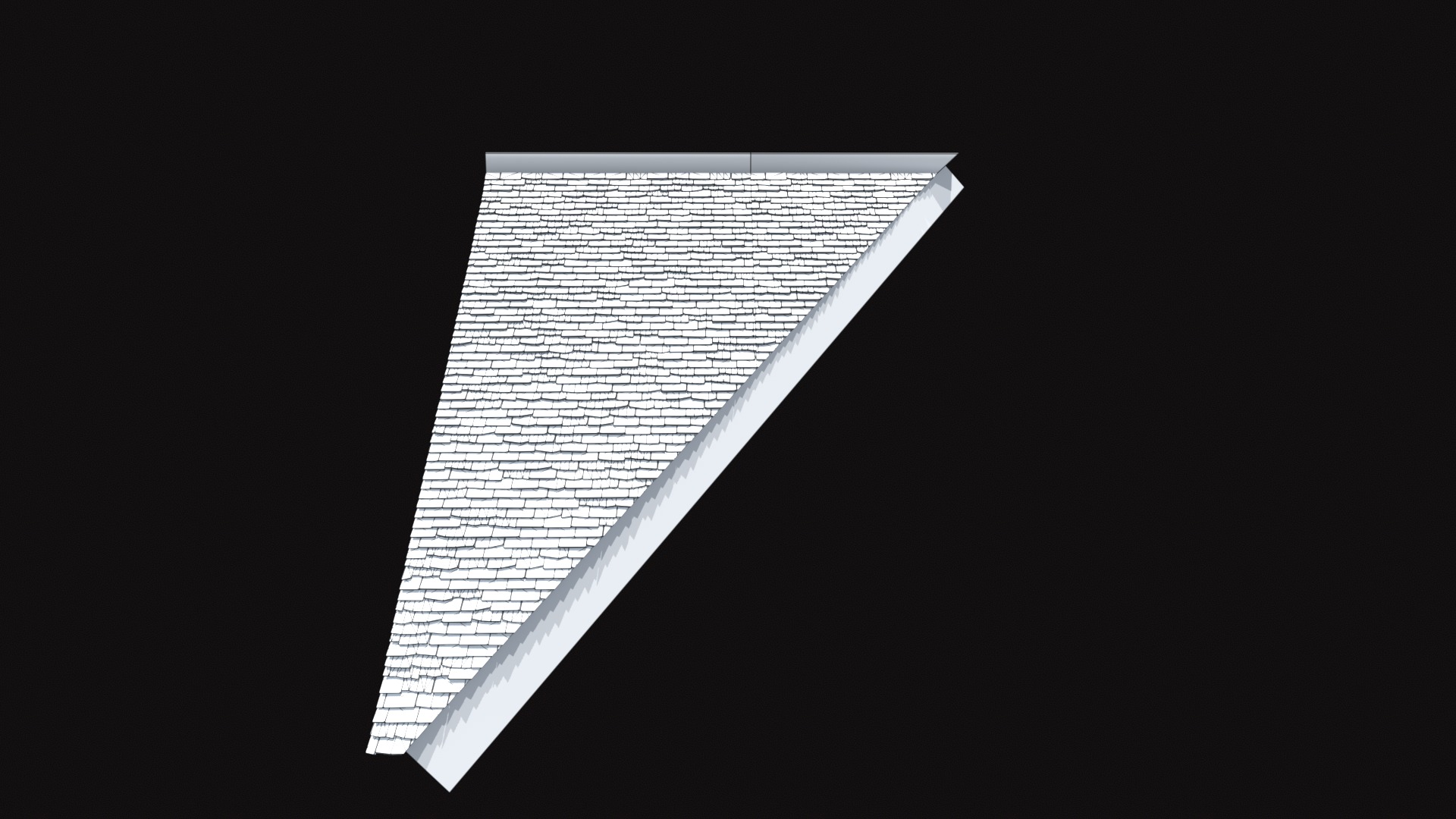 Medieval Roof V02 Low-poly 3D model_9