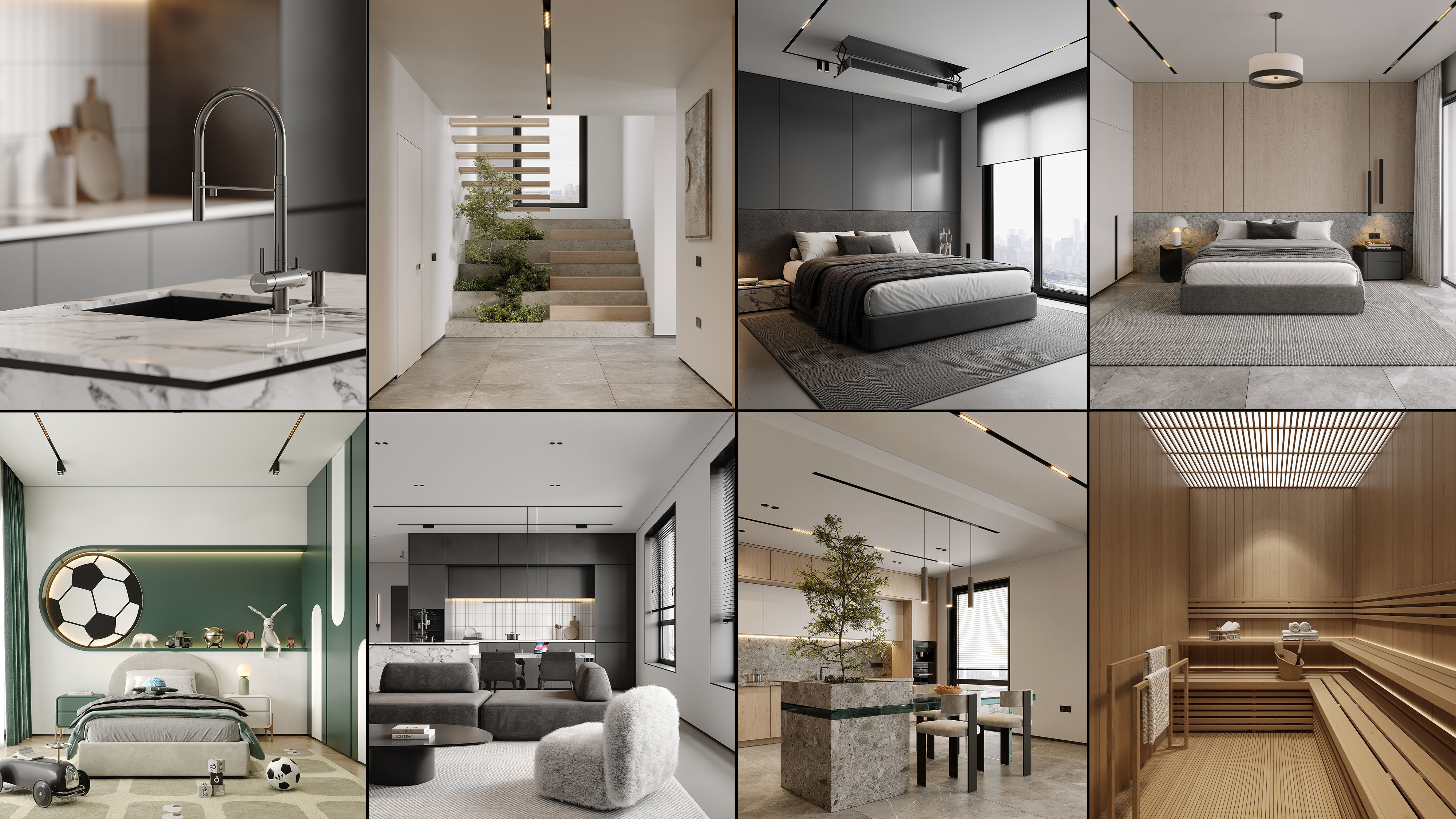 13 Professional 3D Scenes in 1 Exclusive Package 3D Model Collection_2