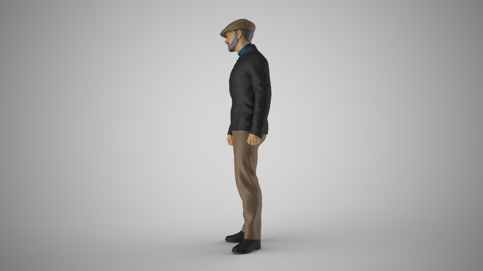 Modern Man in Past Times 2 3D print model_9