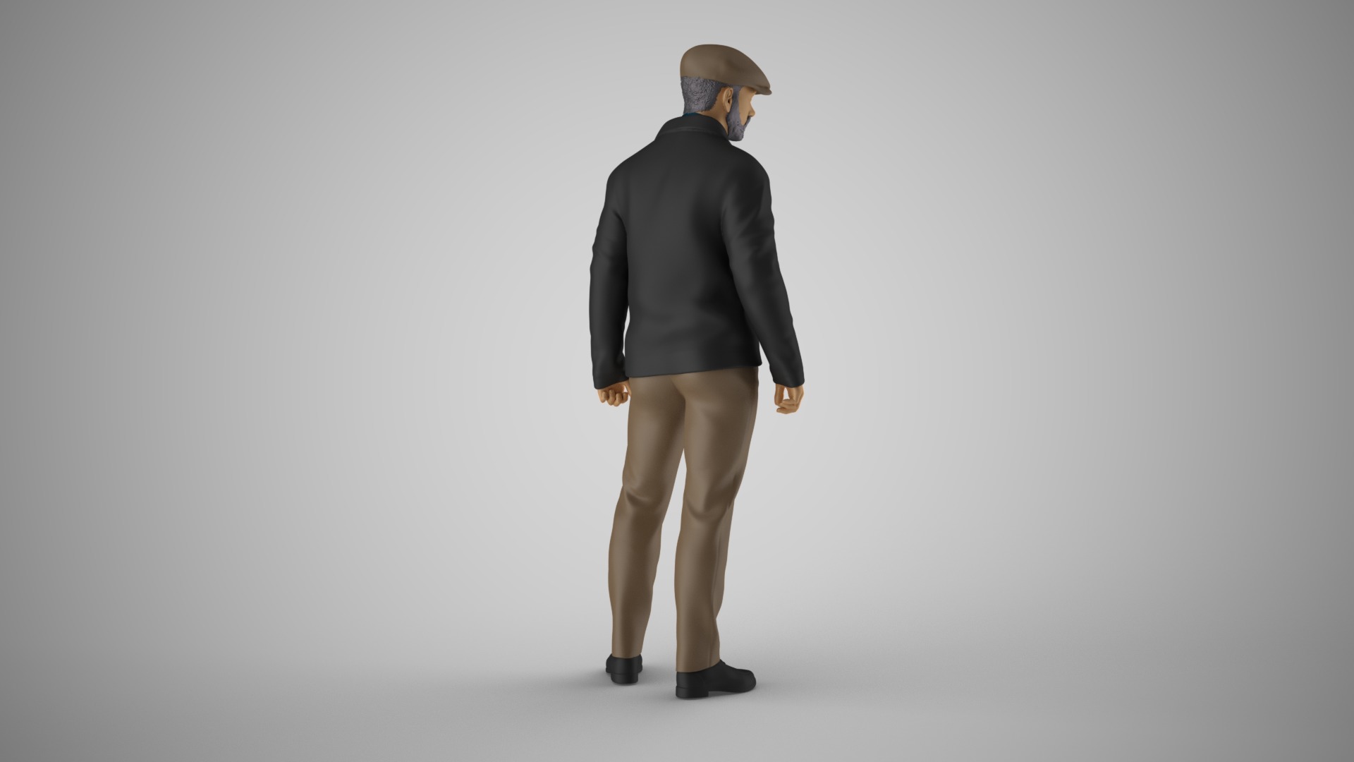 Modern Man in Past Times 2 3D print model_6