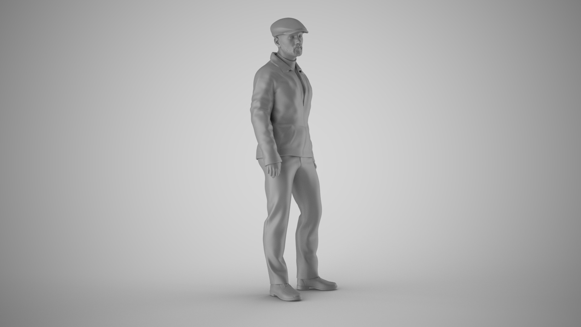 Modern Man in Past Times 2 3D print model_3
