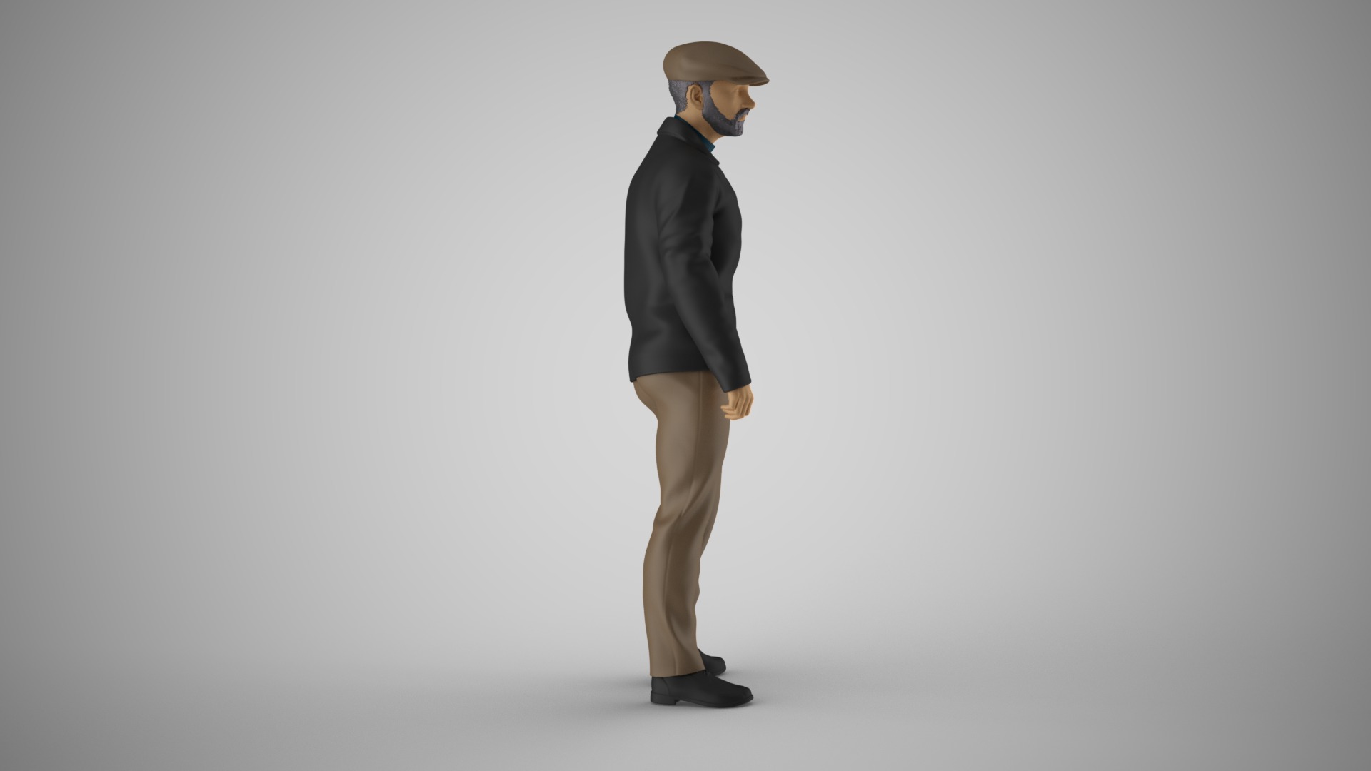 Modern Man in Past Times 2 3D print model_5