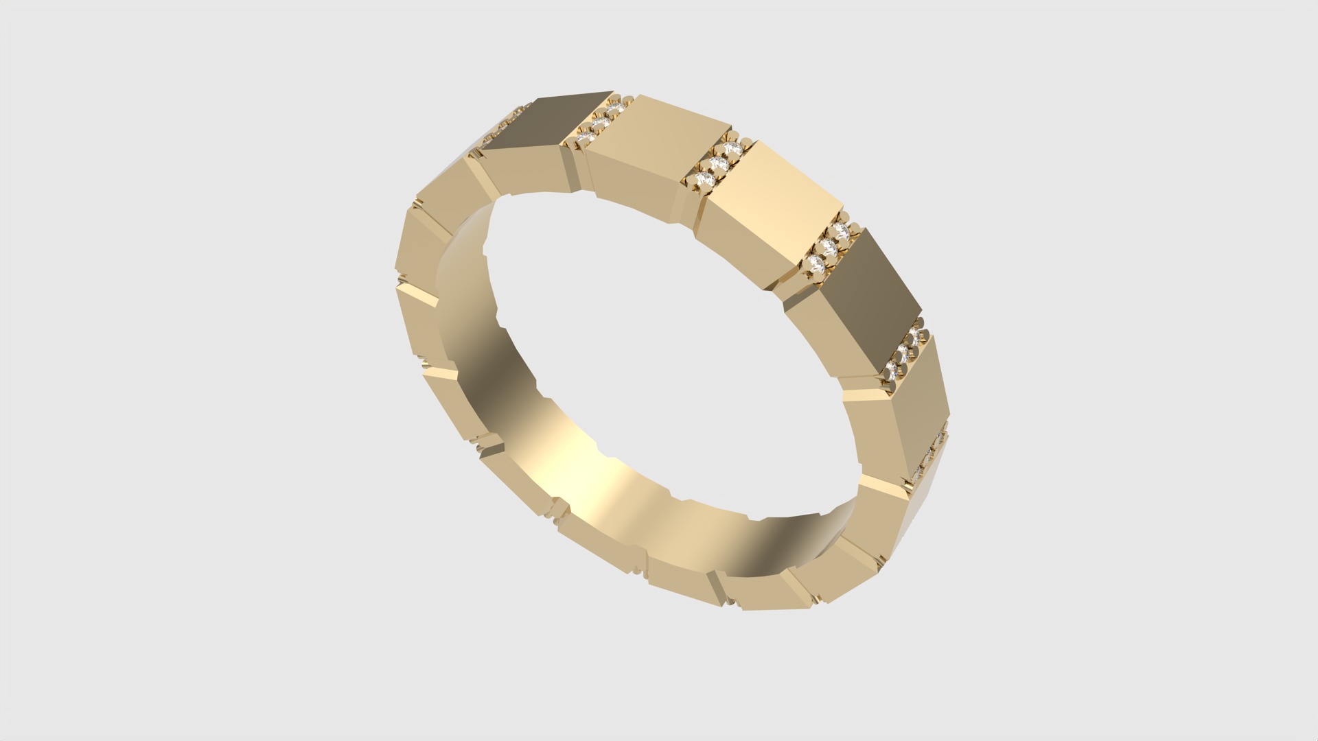 Geometric Spark Cluster Ring JDBCo 3D print model_22