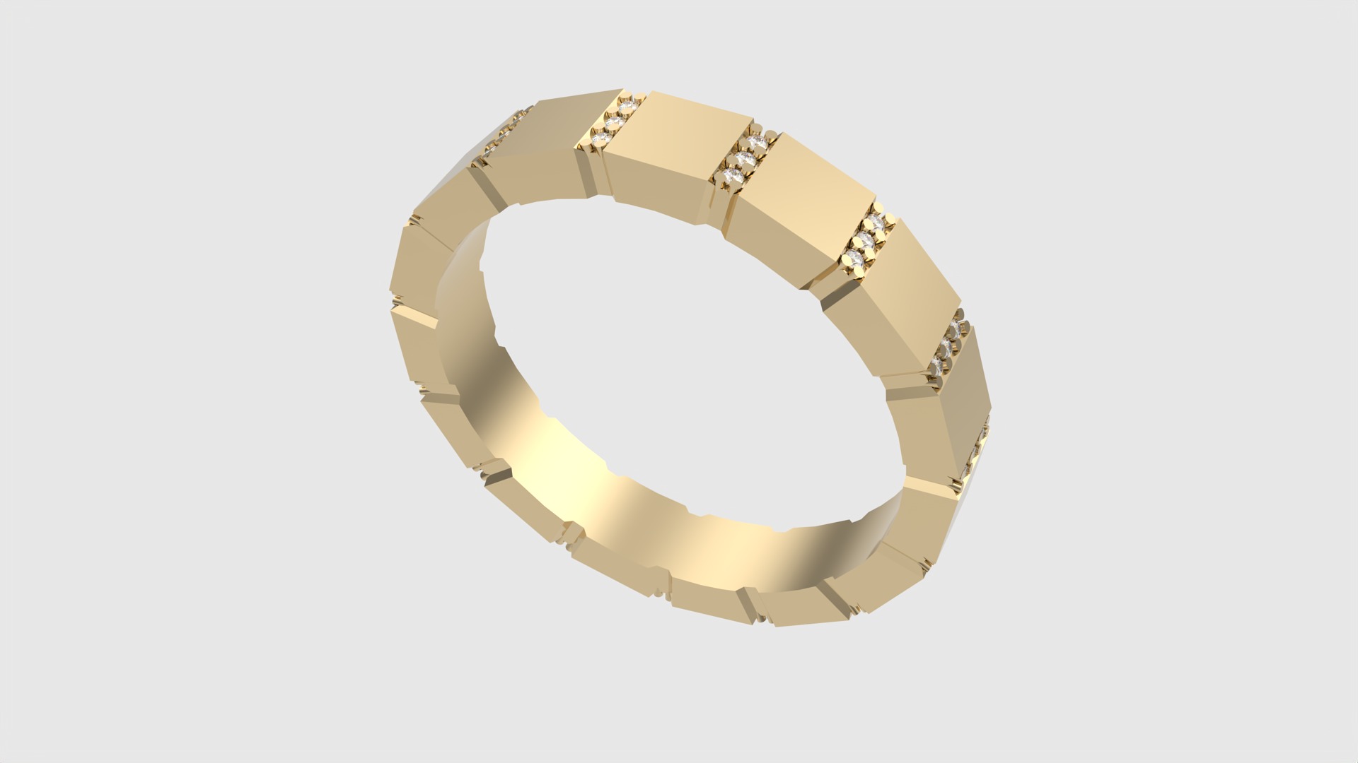 Geometric Spark Cluster Ring JDBCo 3D print model_15