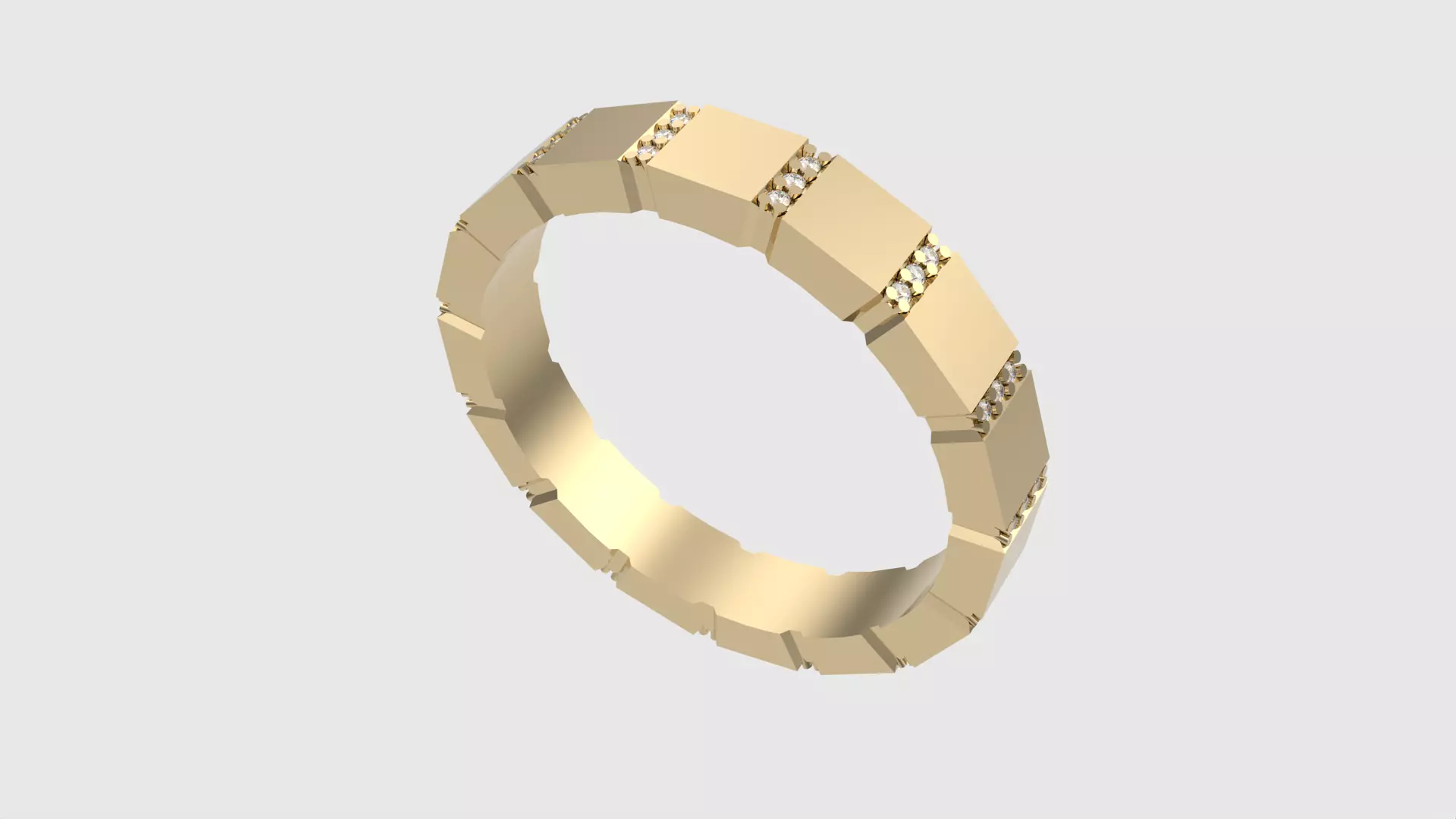 Geometric Spark Cluster Ring JDBCo 3D print model_0