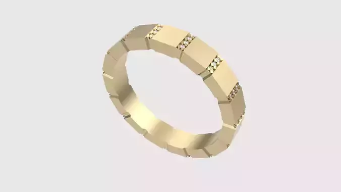 Geometric Spark Cluster Ring JDBCo 3D print model