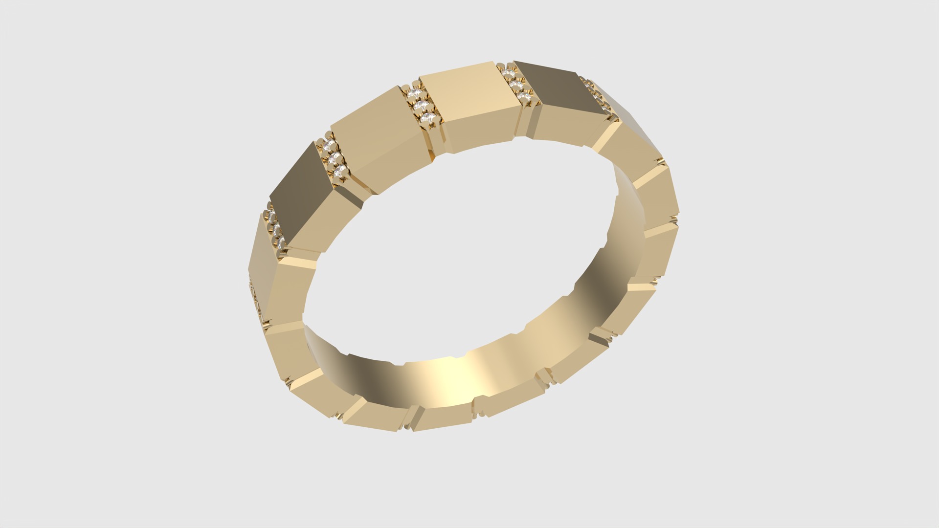 Geometric Spark Cluster Ring JDBCo 3D print model_24