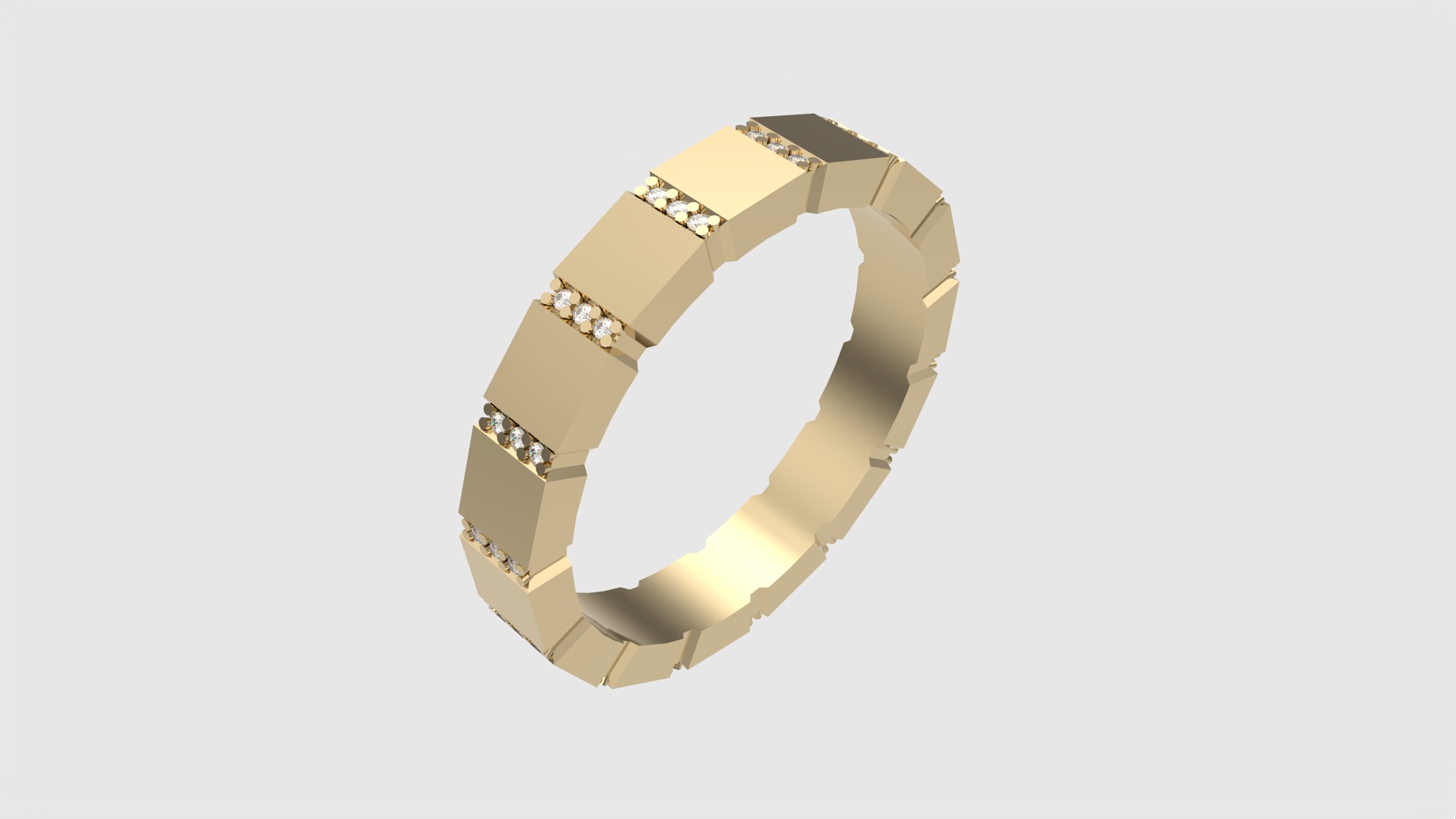 Geometric Spark Cluster Ring JDBCo 3D print model_25