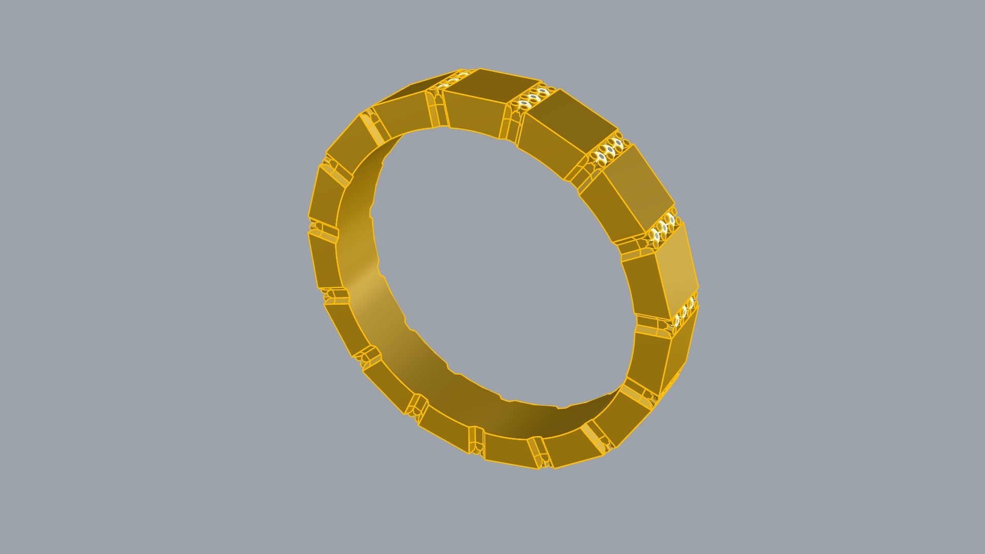 Geometric Spark Cluster Ring JDBCo 3D print model_7