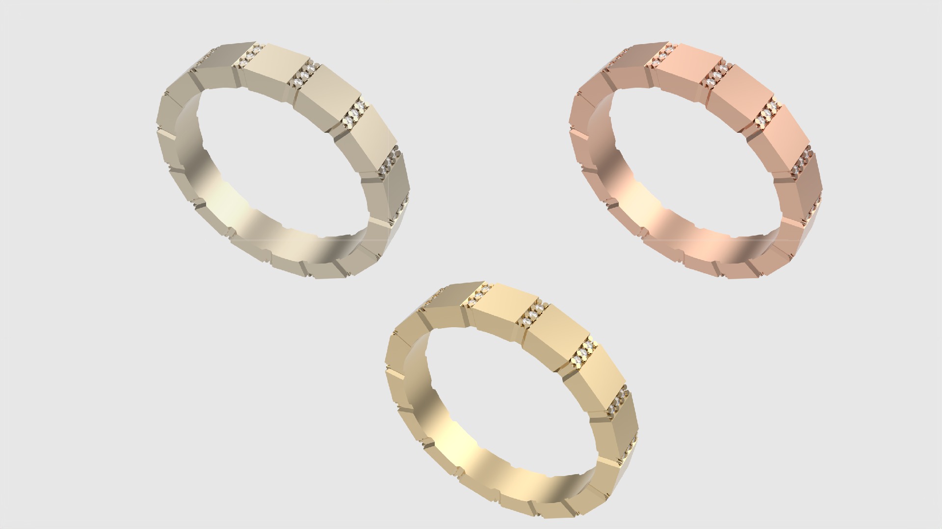 Geometric Spark Cluster Ring JDBCo 3D print model_2