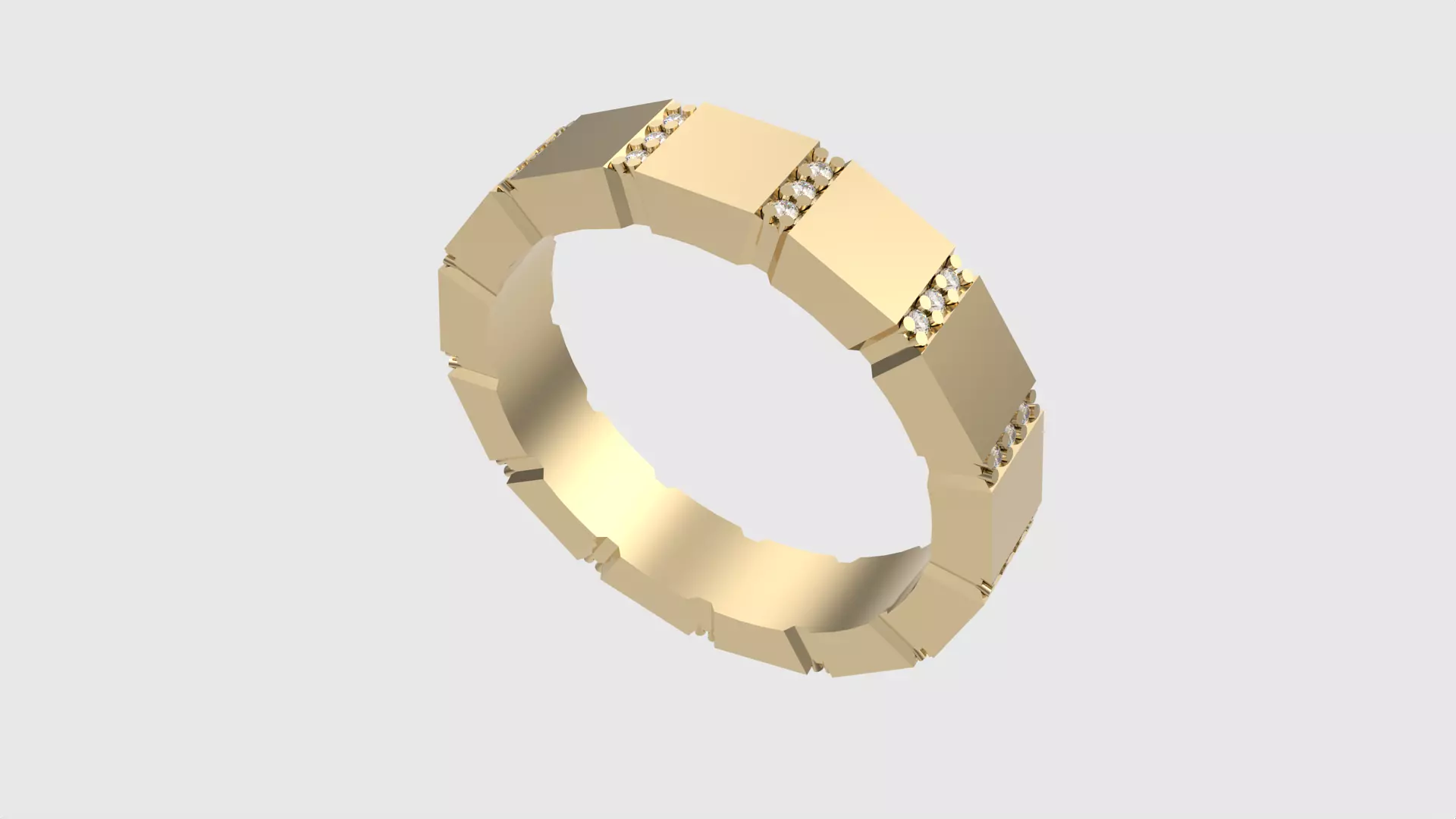 Geometric Elegance Ring Design JDBCo 3D print model