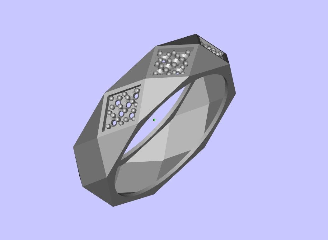 wedding ring 3D print model_2