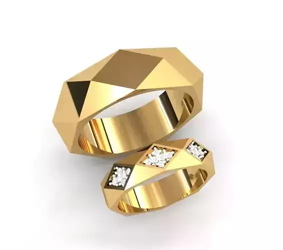 wedding ring 3D print model wedding ring 3D print model