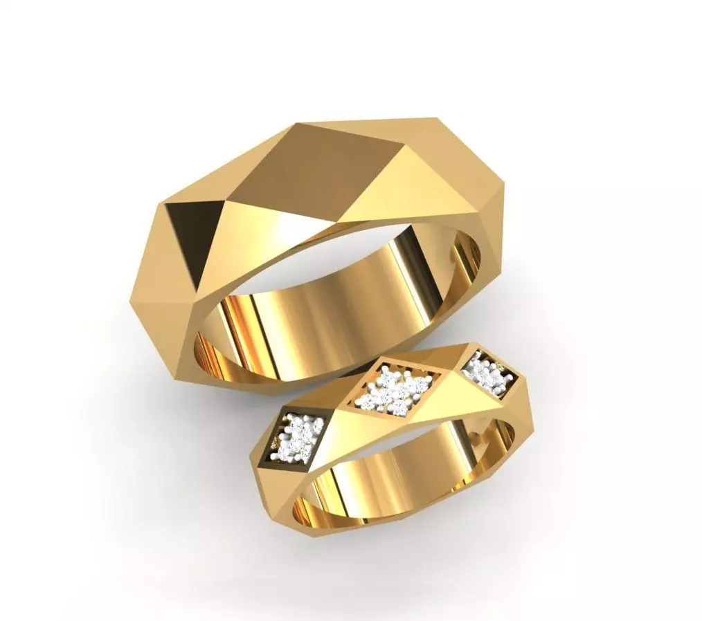 wedding ring 3D print model_0