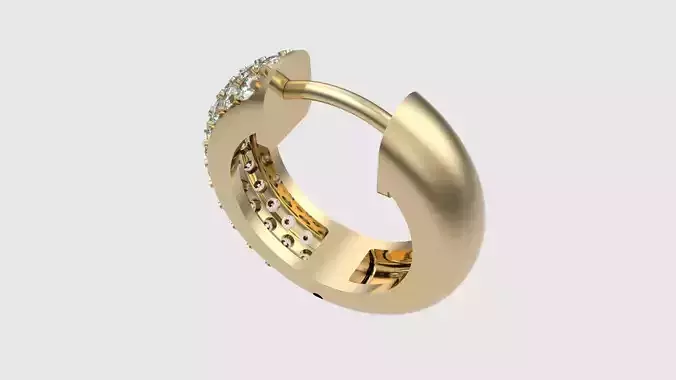 Radiant Hinged Hoop Earrings JDBCo