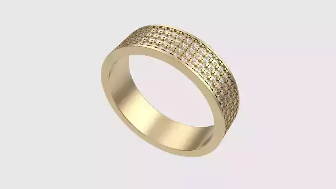 Classic Pave Band Ring JDBCo