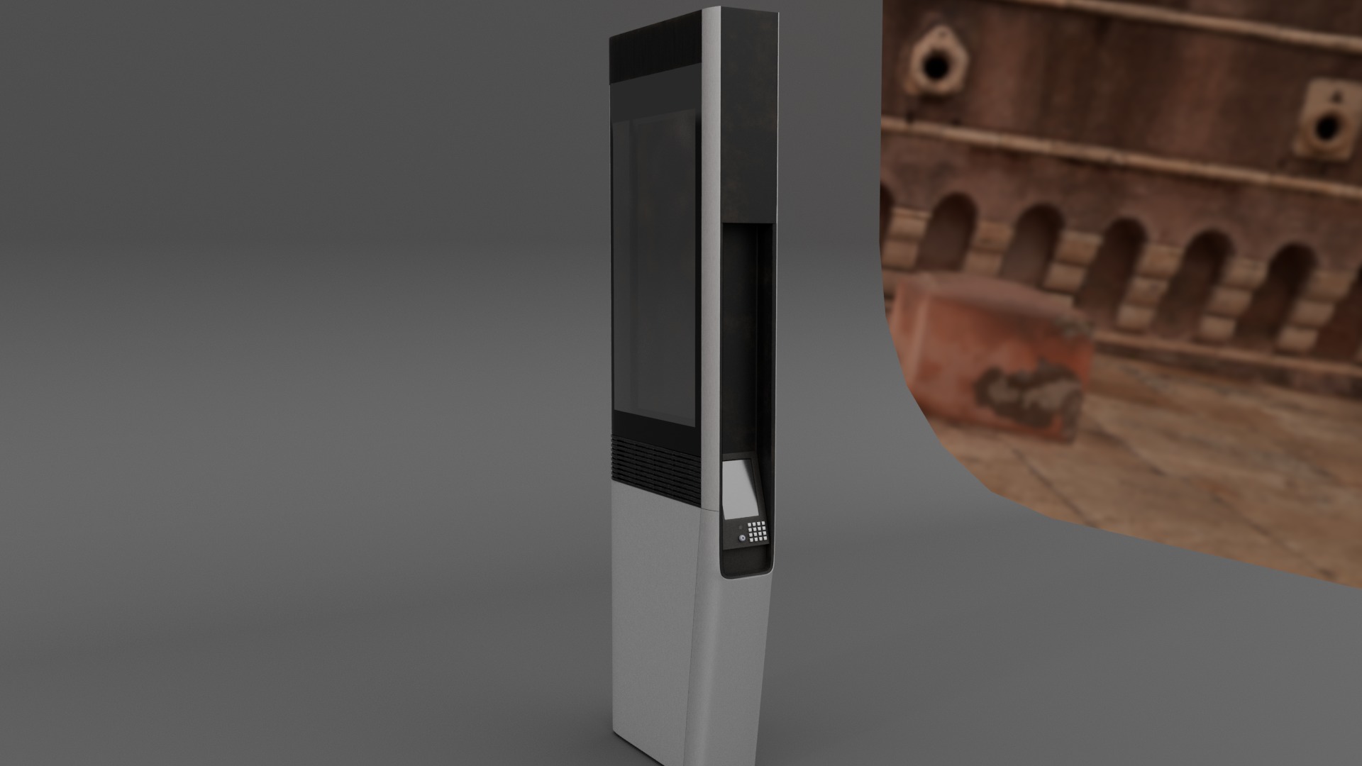 NYC Link Kiosk Free 3D model_2