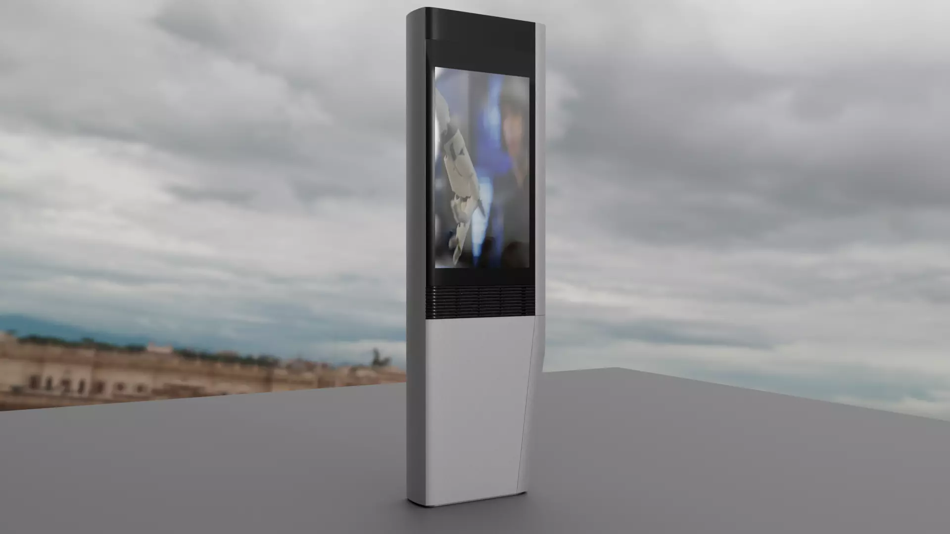 NYC Link Kiosk Free 3D model_0