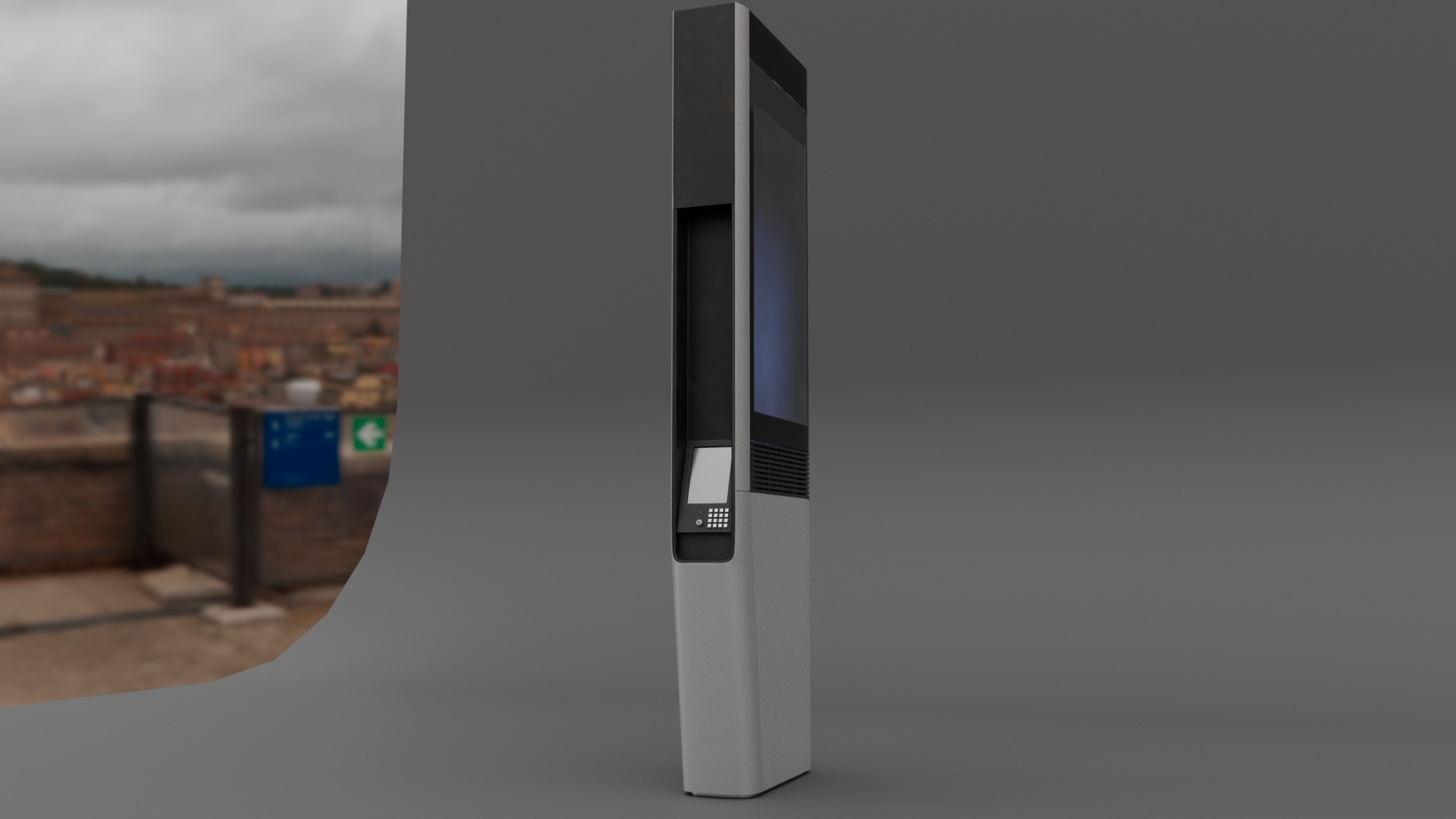 NYC Link Kiosk Free 3D model_1