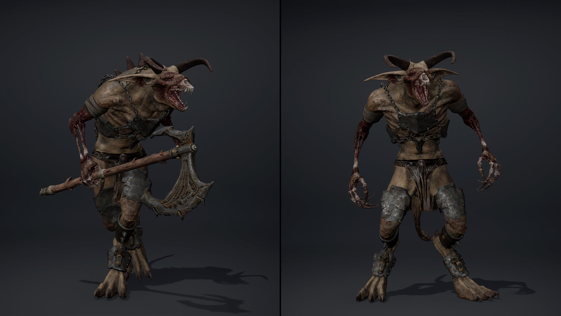 Shadow Brutal Damaged Low-poly 3D model_21