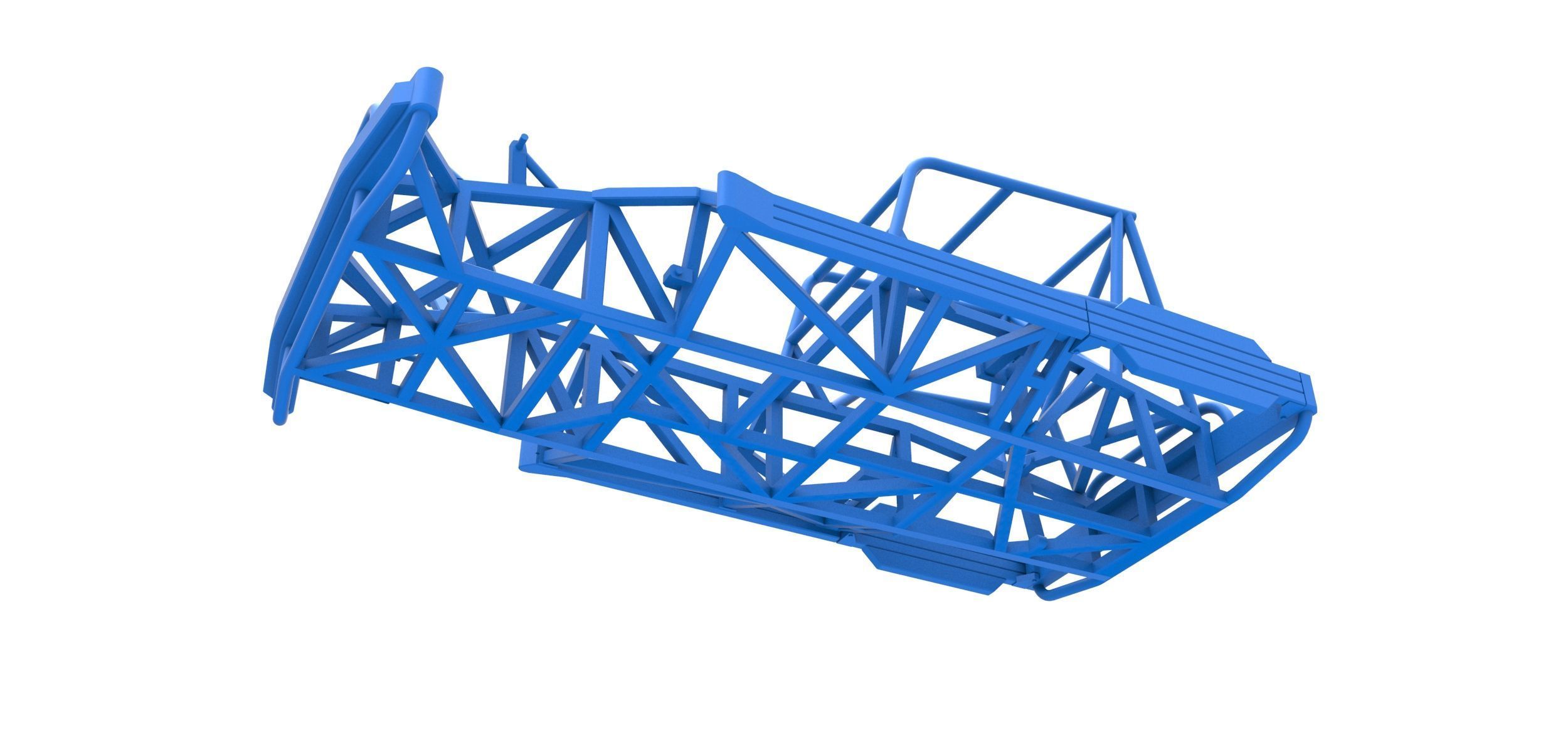 Frame of New Zealand Superstock car Scale 1 to 25 3D print model_2