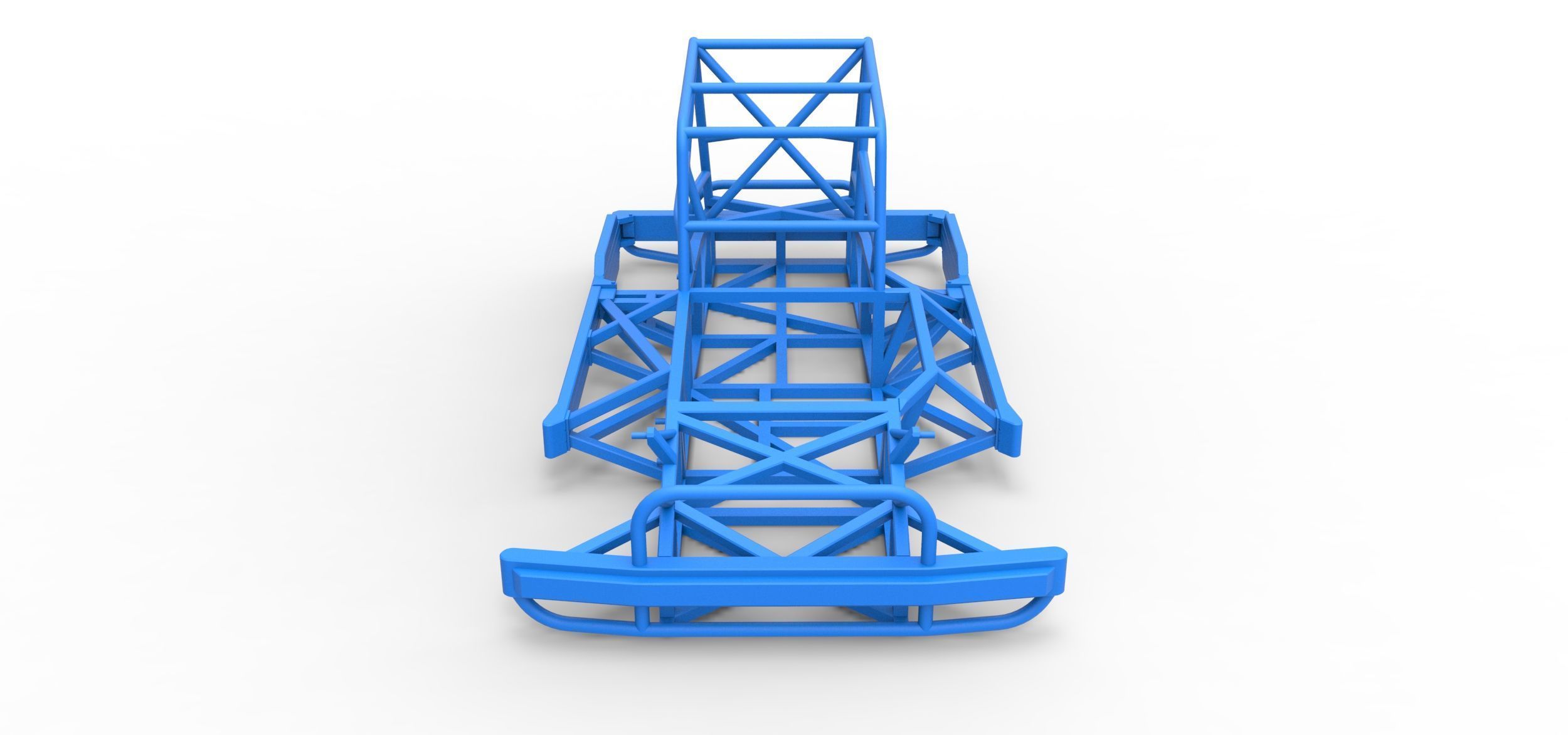 Frame of New Zealand Superstock car Scale 1 to 25 3D print model_5