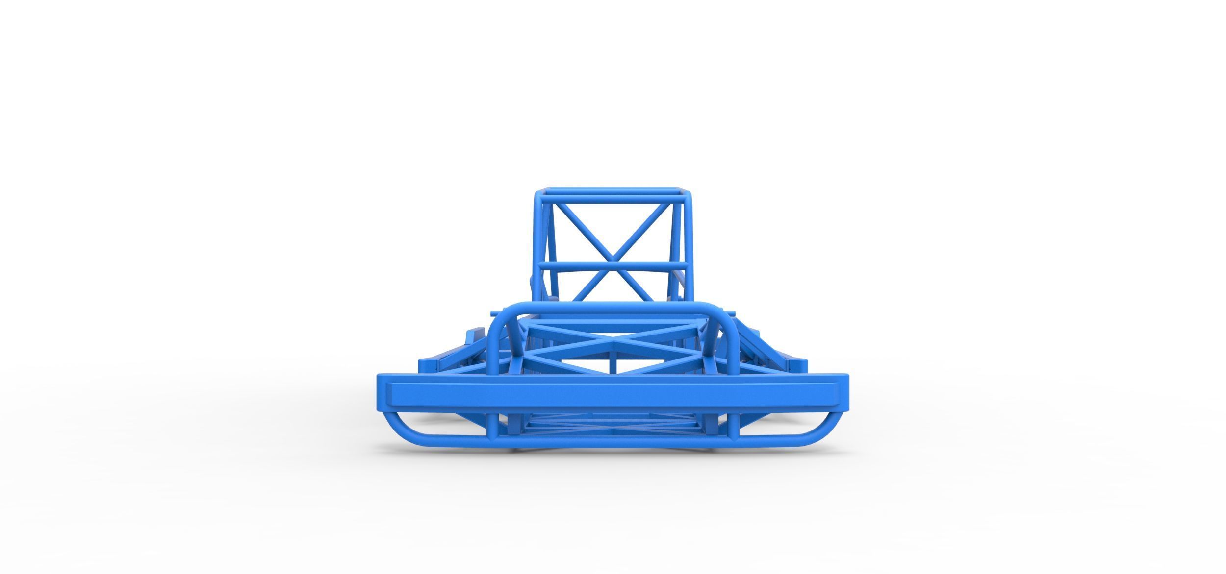 Frame of New Zealand Superstock car Scale 1 to 25 3D print model_4