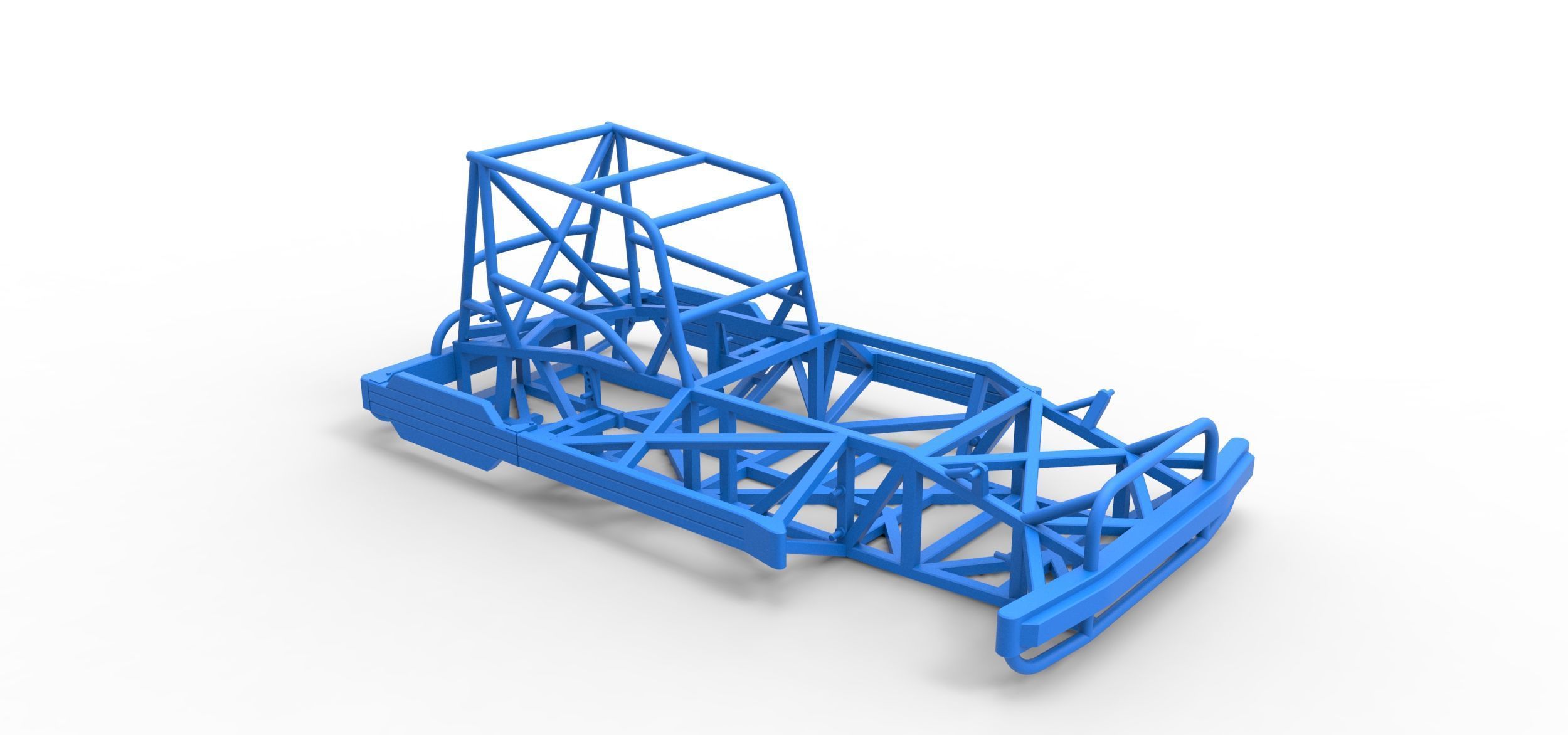 Frame of New Zealand Superstock car Scale 1 to 25 3D print model_16