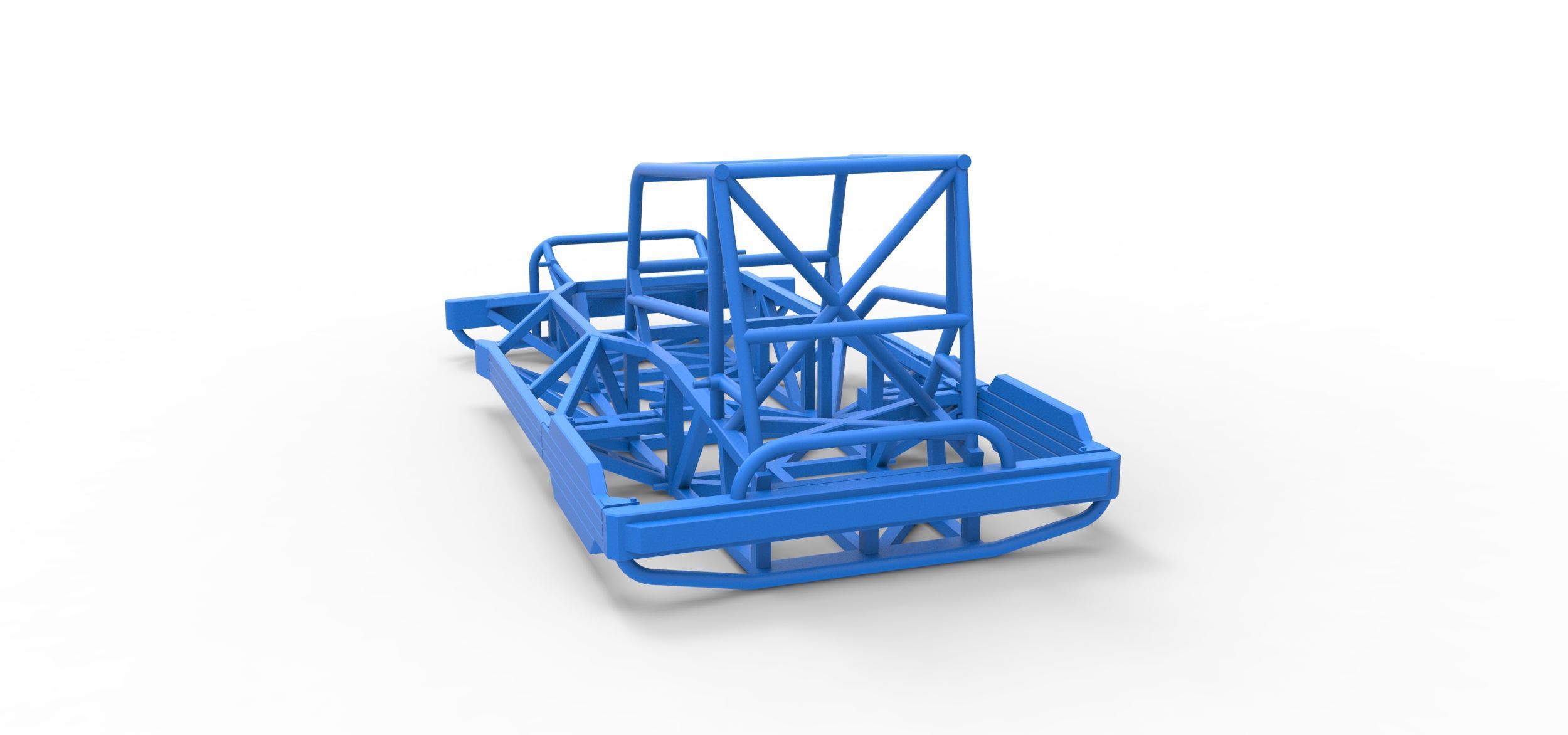 Frame of New Zealand Superstock car Scale 1 to 25 3D print model_10