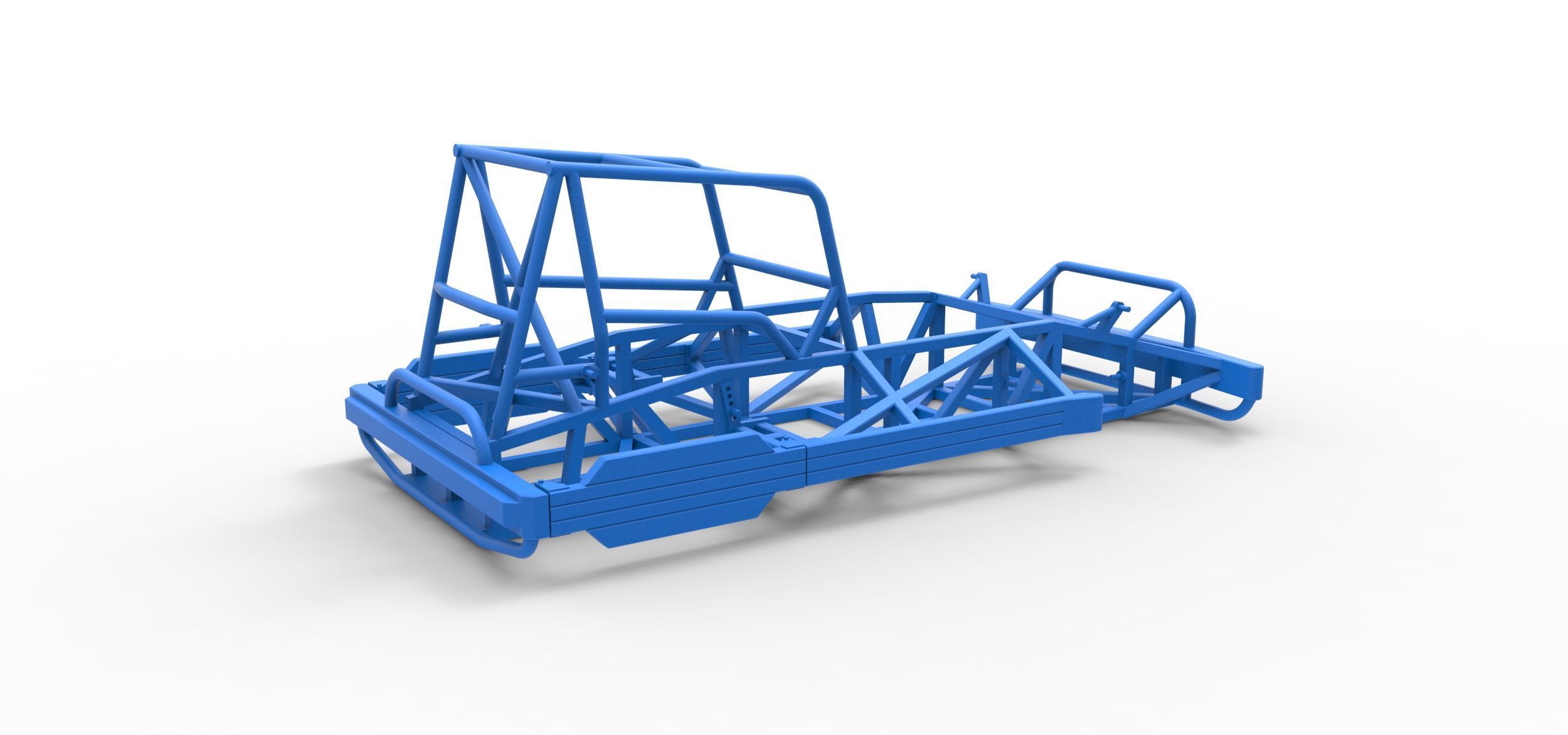 Frame of New Zealand Superstock car Scale 1 to 25 3D print model_13