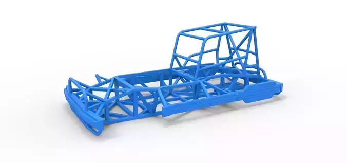 Frame of New Zealand Superstock car Scale 1 to 25