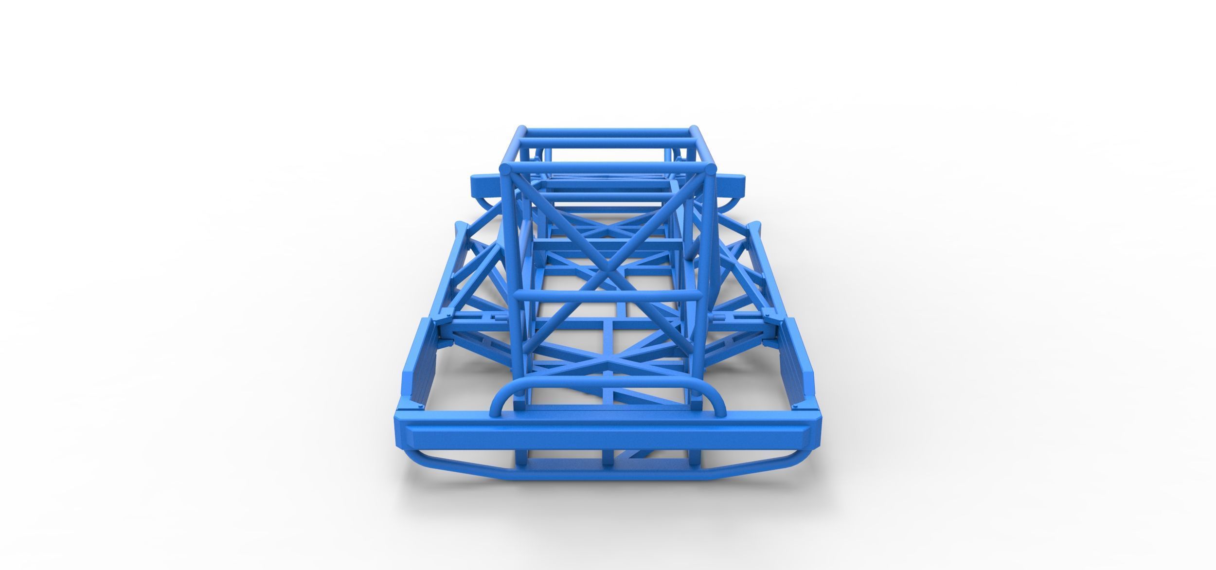 Frame of New Zealand Superstock car Scale 1 to 25 3D print model_12