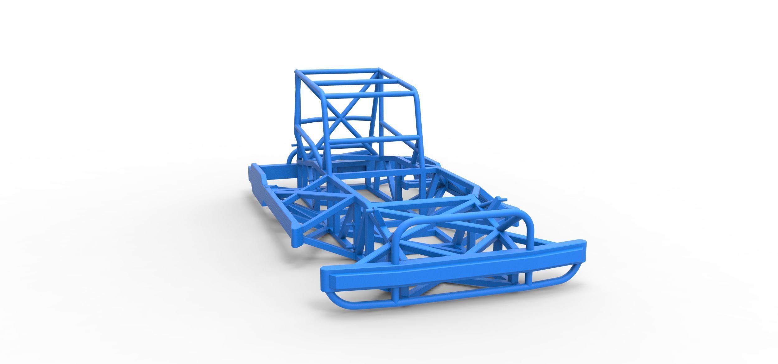 Frame of New Zealand Superstock car Scale 1 to 25 3D print model_17