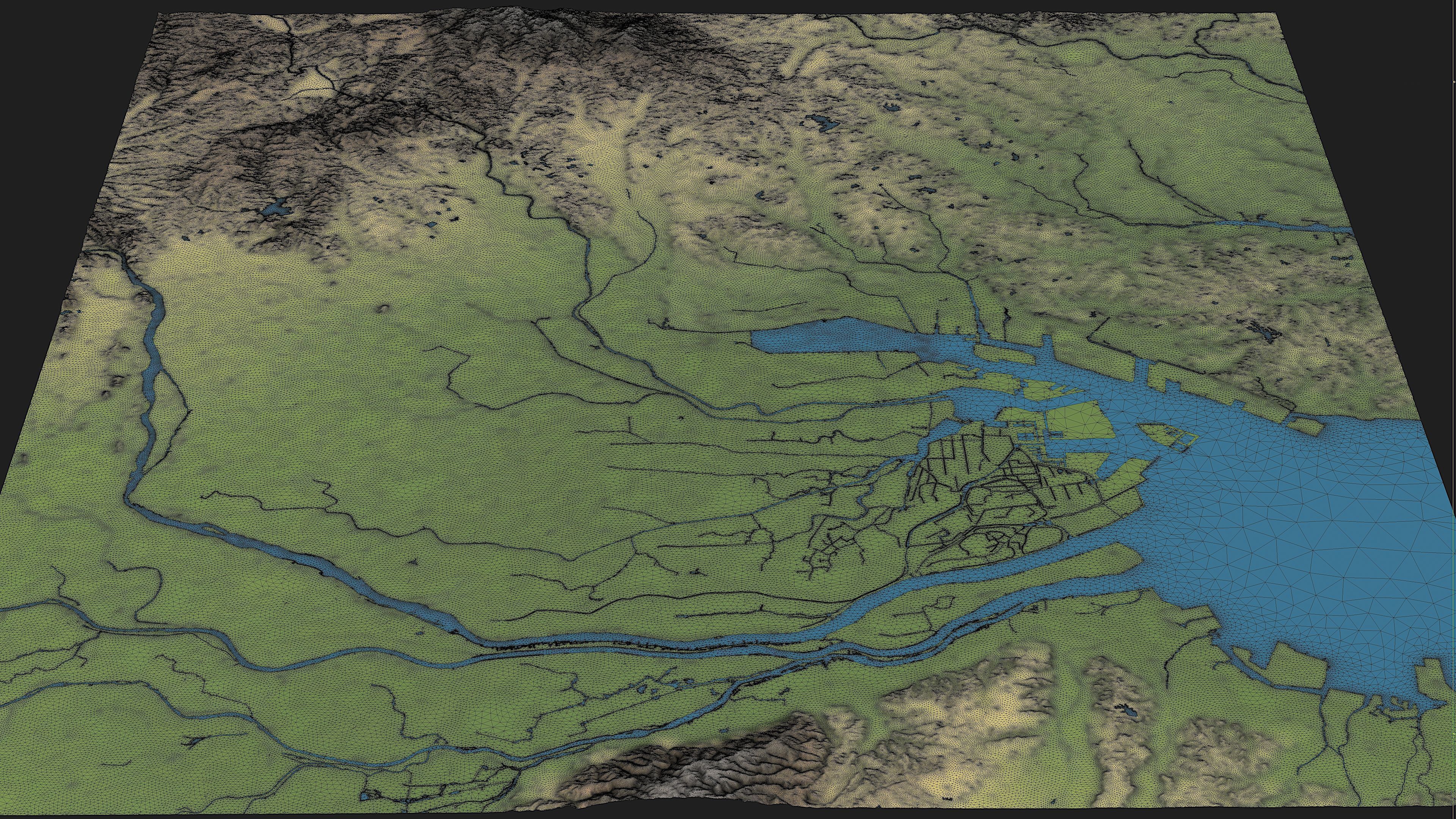 Nagoya - 3D City Topography Terrain 3D Model Collection_11