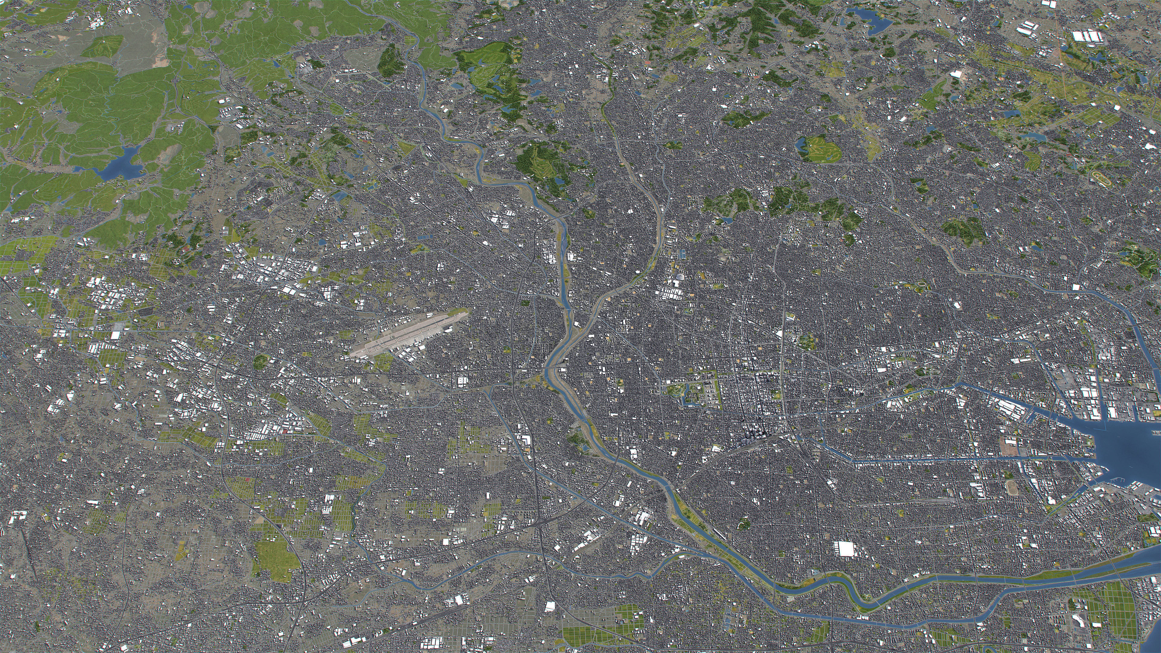 Nagoya - 3D City Topography Terrain 3D Model Collection_27