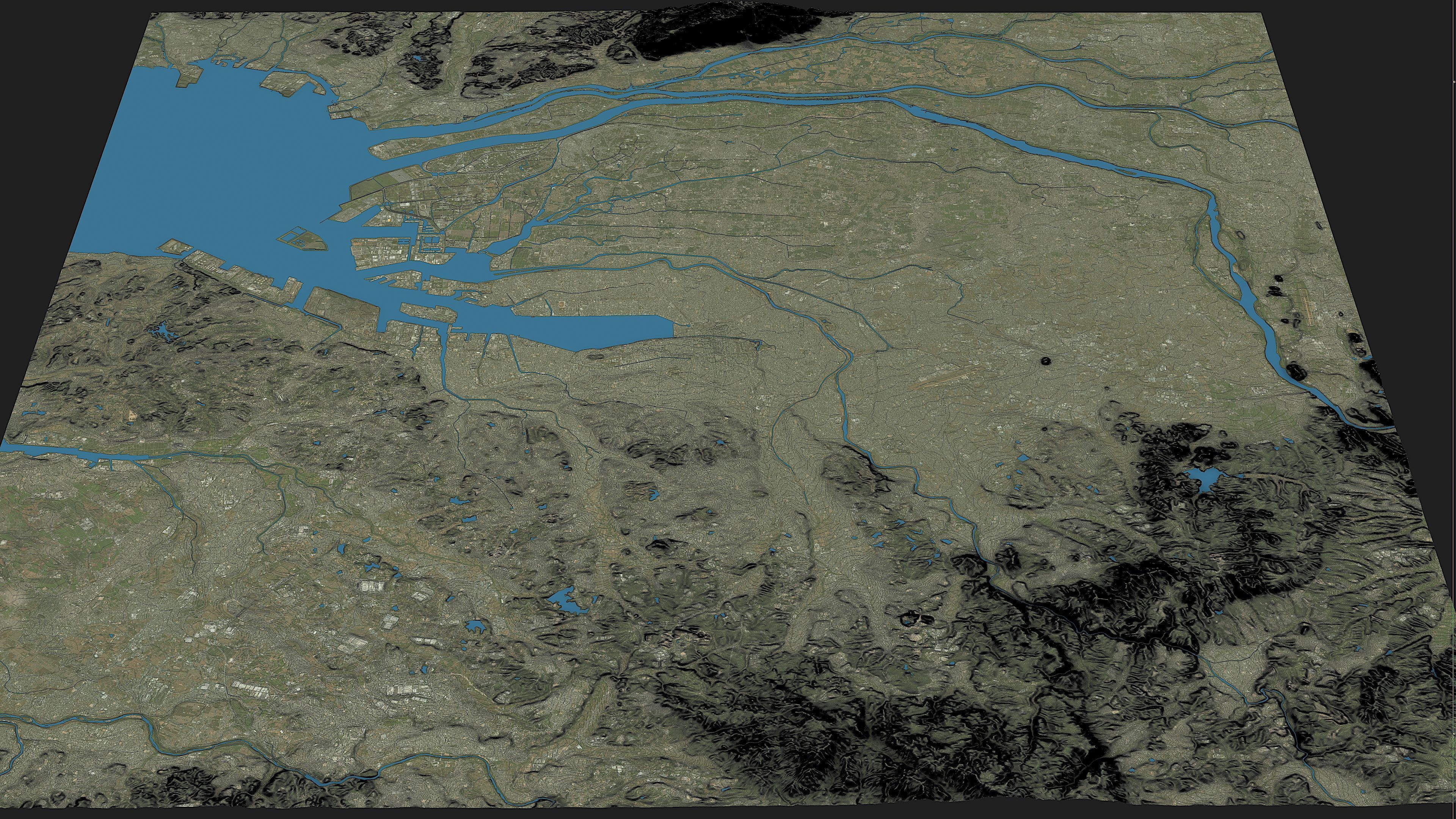 Nagoya - 3D City Topography Terrain 3D Model Collection_18