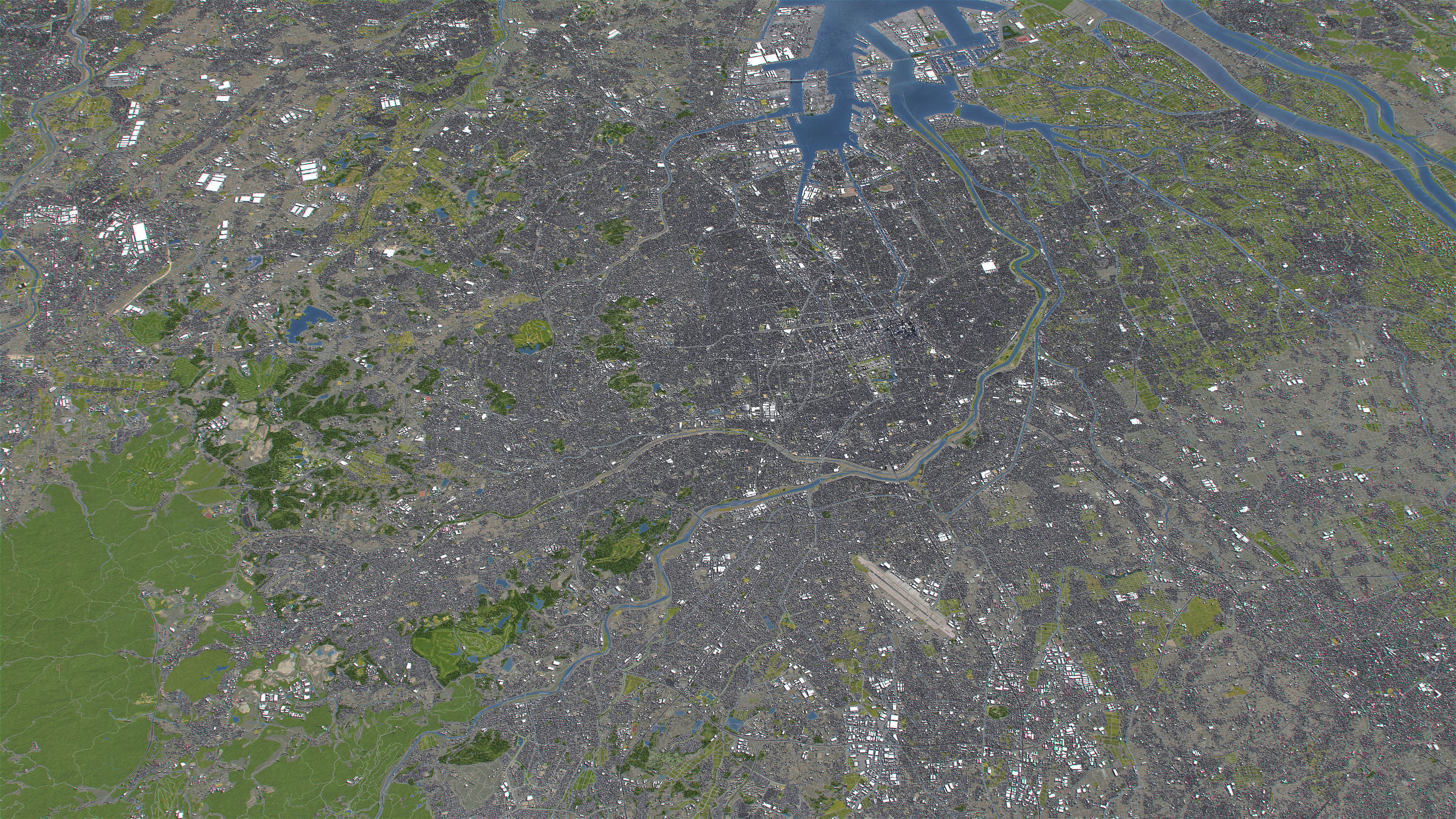 Nagoya - 3D City Topography Terrain 3D Model Collection_32