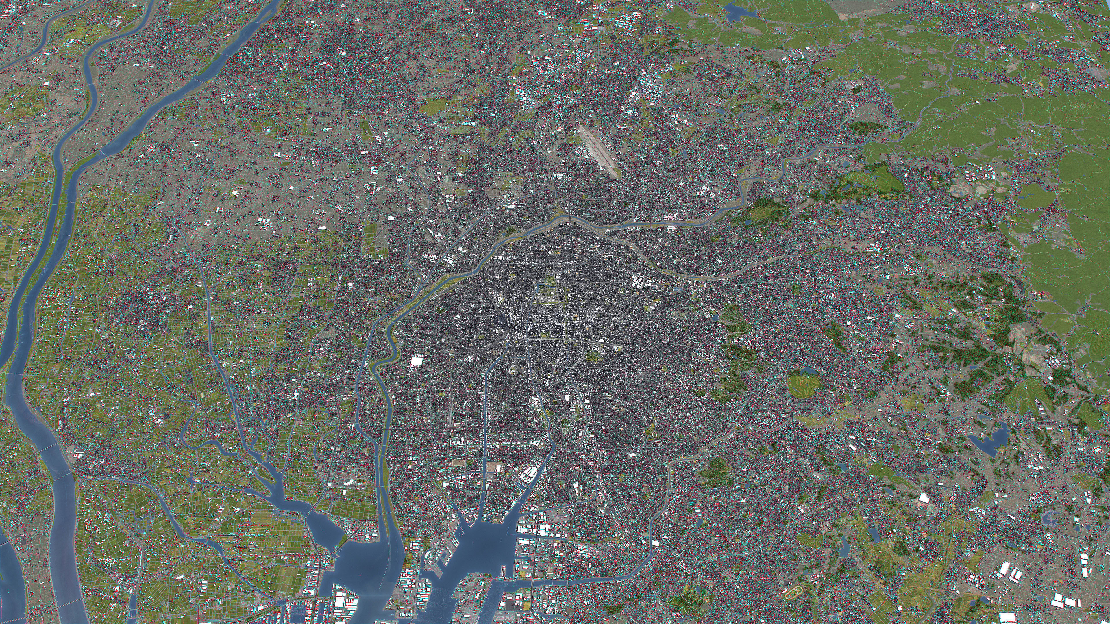 Nagoya - 3D City Topography Terrain 3D Model Collection_22