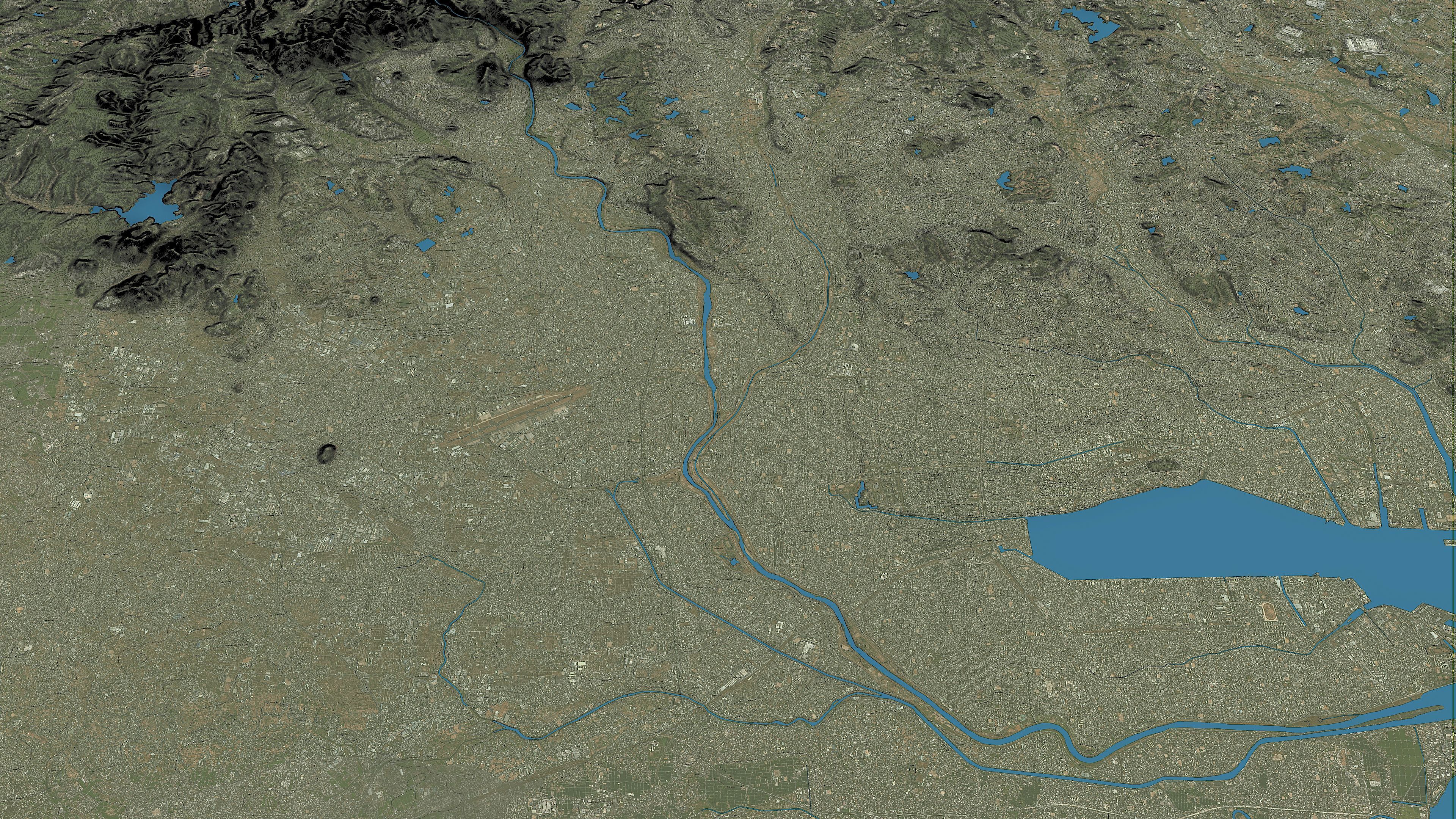 Nagoya - 3D City Topography Terrain 3D Model Collection_28