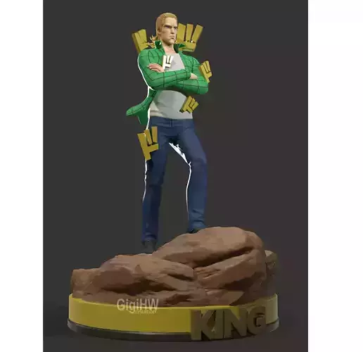 KING From One Punch Man 3D print model