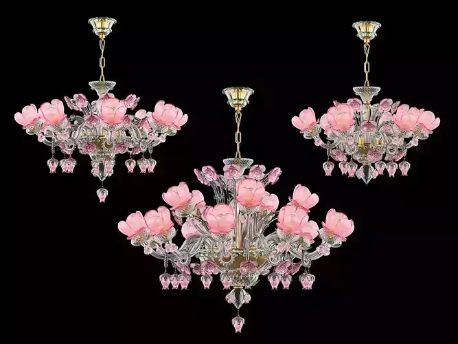 89337 Osgona Collection of Murano Glass Lamps