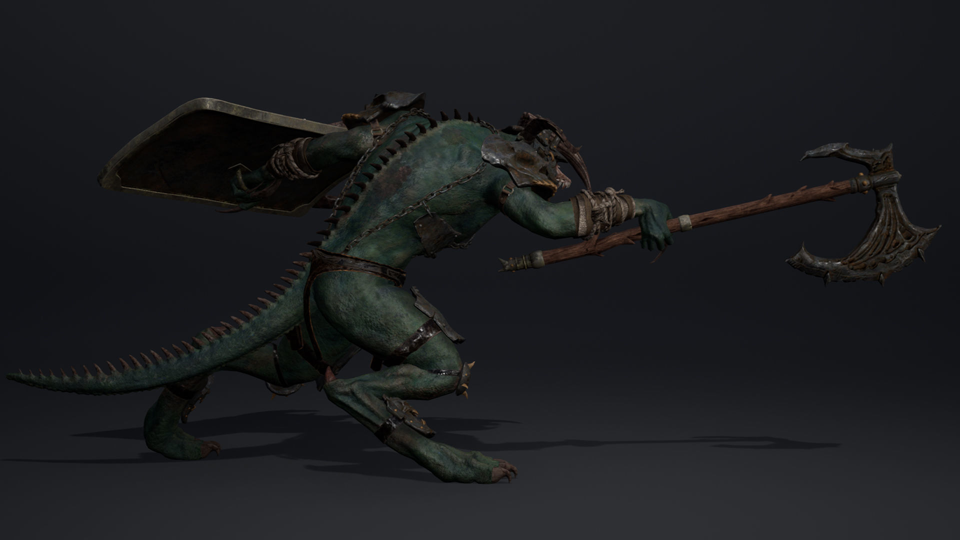 Shadow Brutal Arm1 Brutal Low-poly 3D model_9