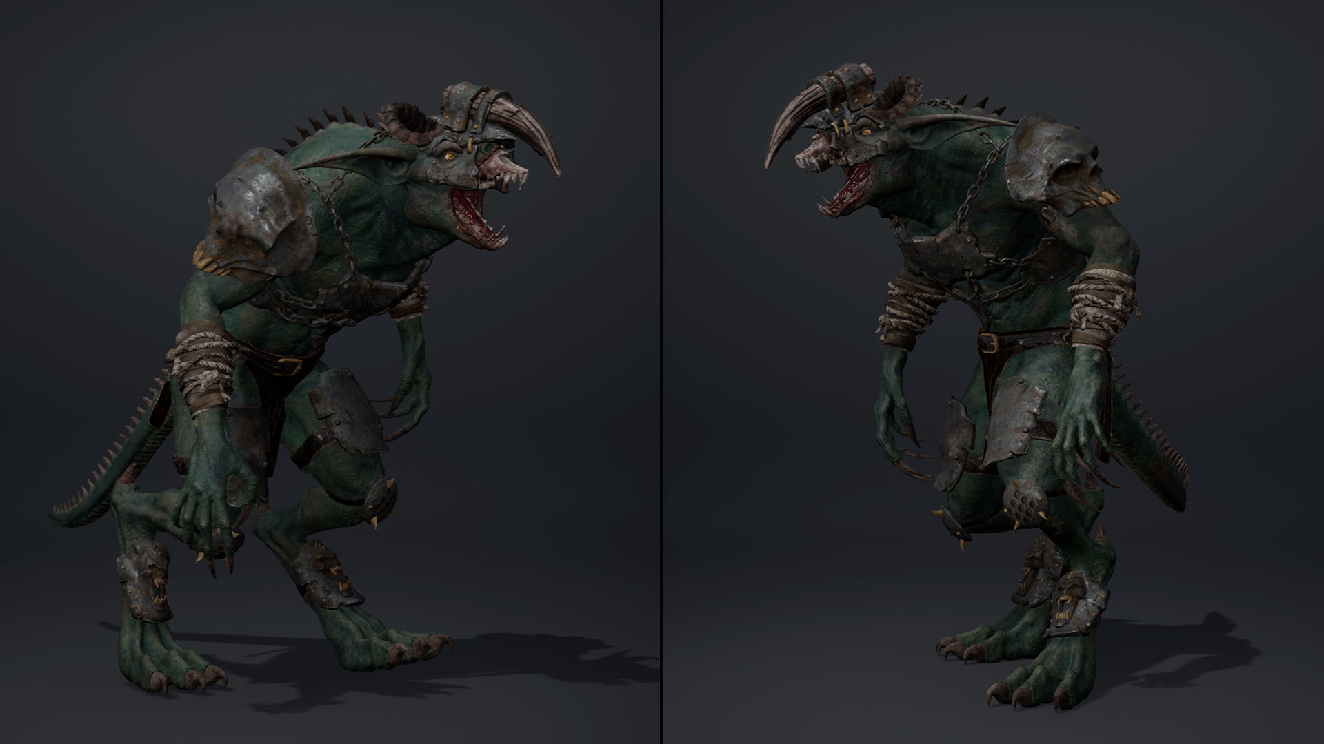 Shadow Brutal Arm1 Brutal Low-poly 3D model_17