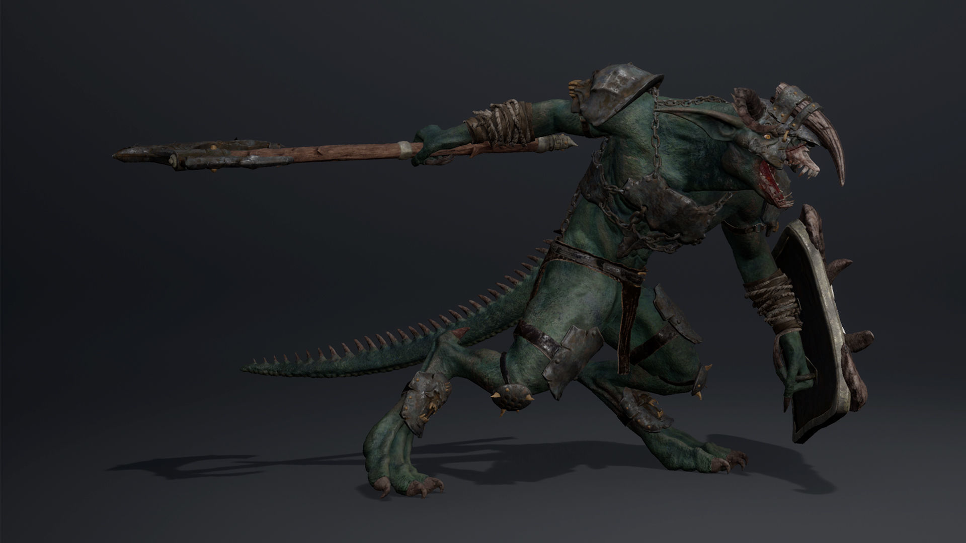 Shadow Brutal Arm1 Brutal Low-poly 3D model_8